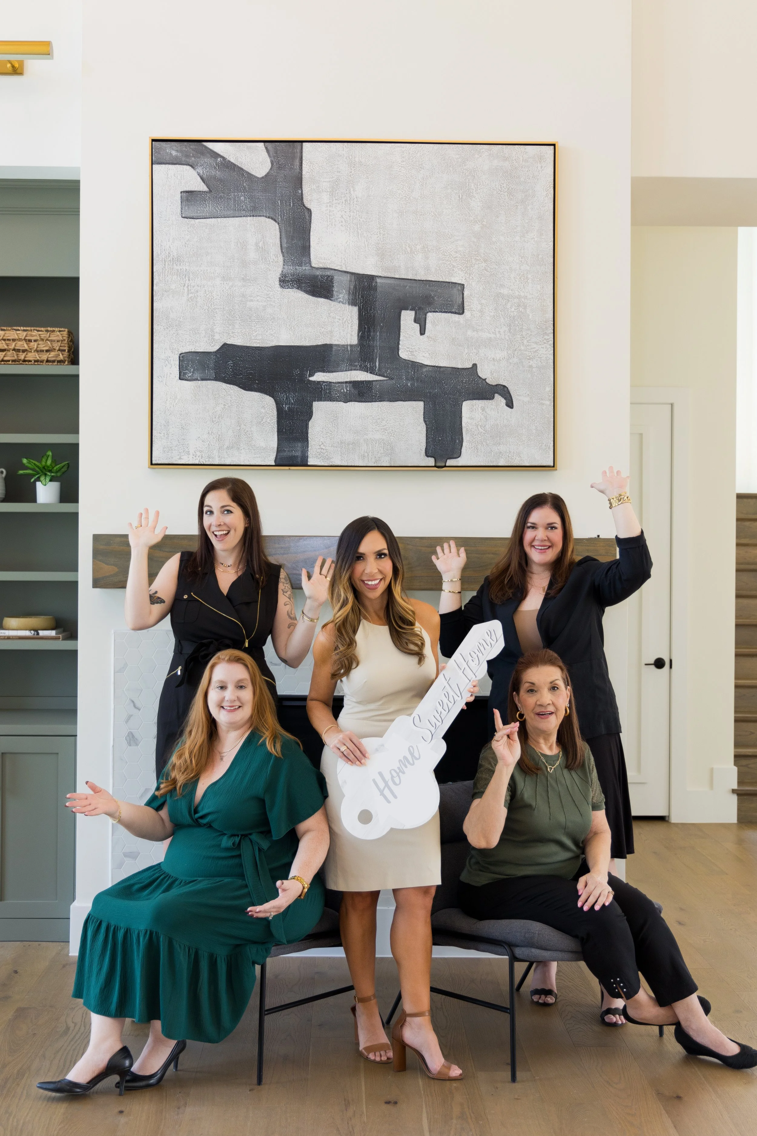 team photo mortgage lenders fort worth branding session