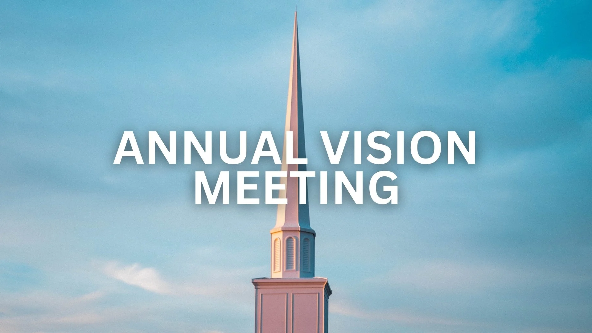 Annual Vision Meeting