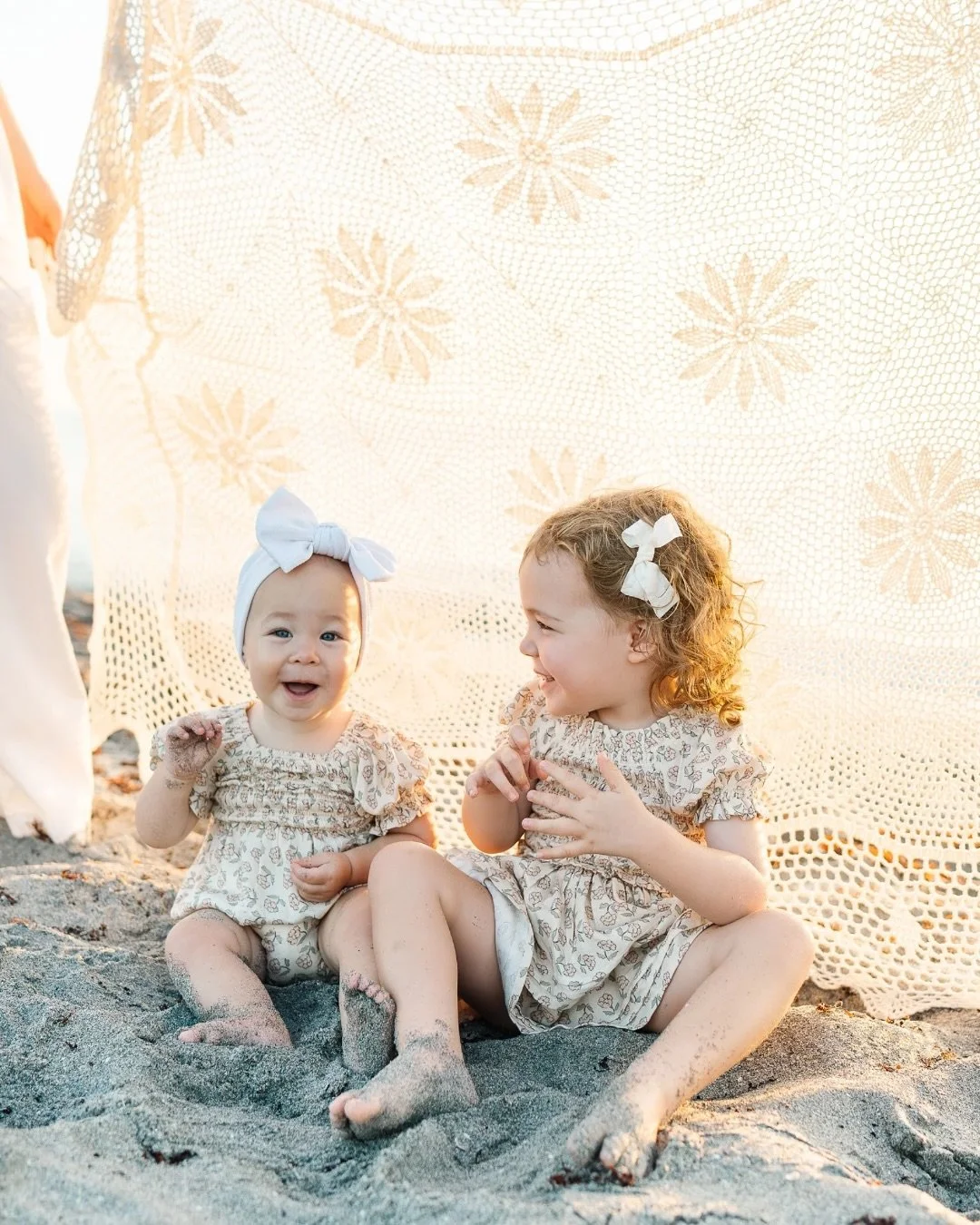 There&rsquo;s just something about sunrise sessions that I love so much.

The beach is calm, the air is soft, and it feels like the world hasn&rsquo;t quite woken up yet.

The light is pure magic. Gentle, golden, and glowing, which makes every moment