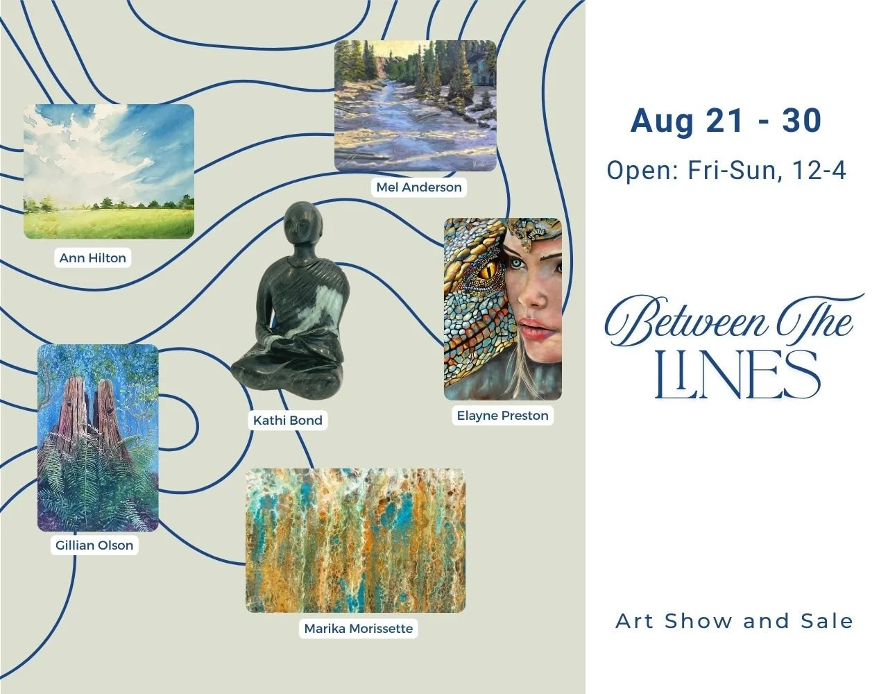 Between the Lines South Delta Artists Guild