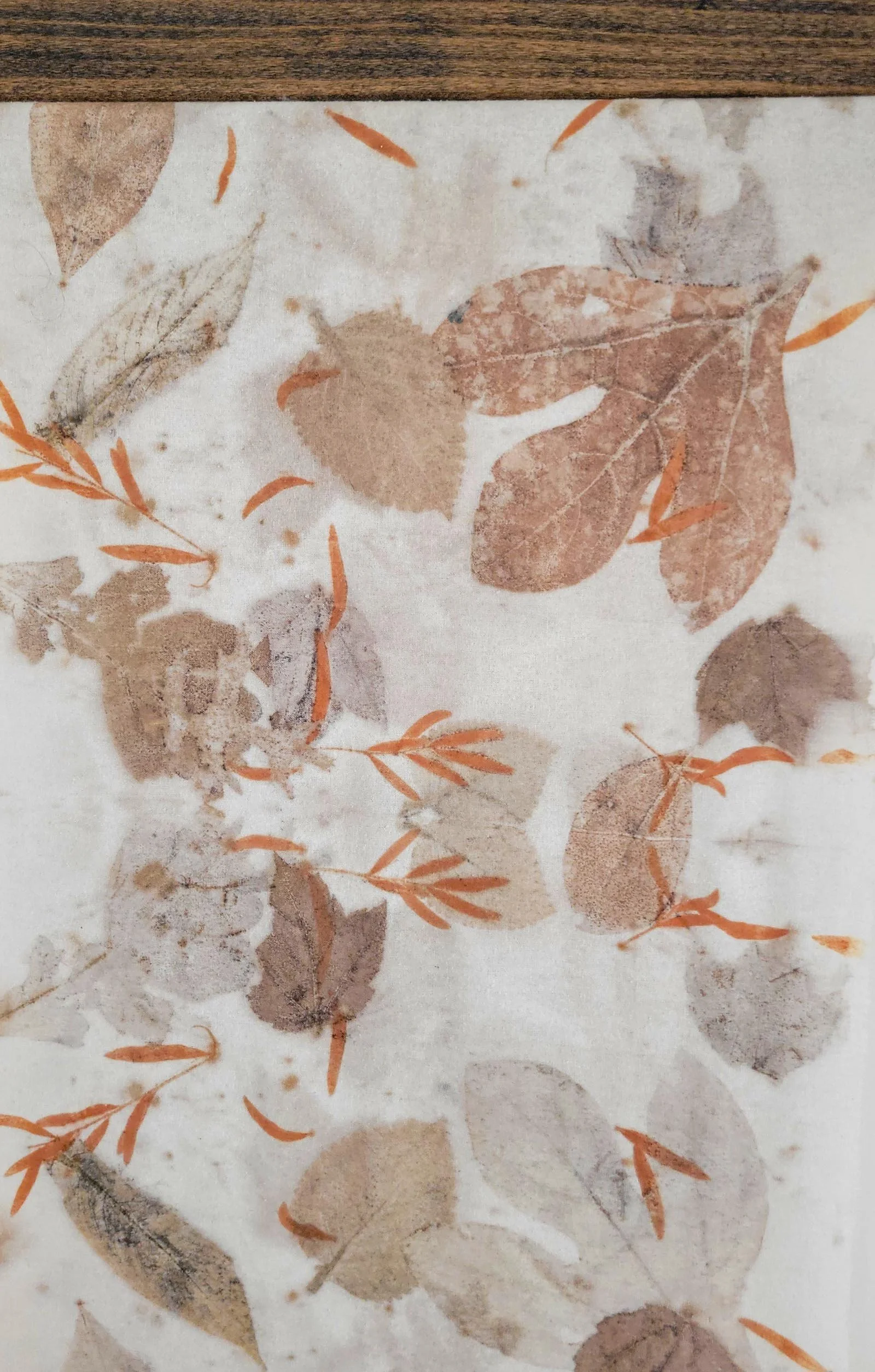 Sassafras leaves wall hanging