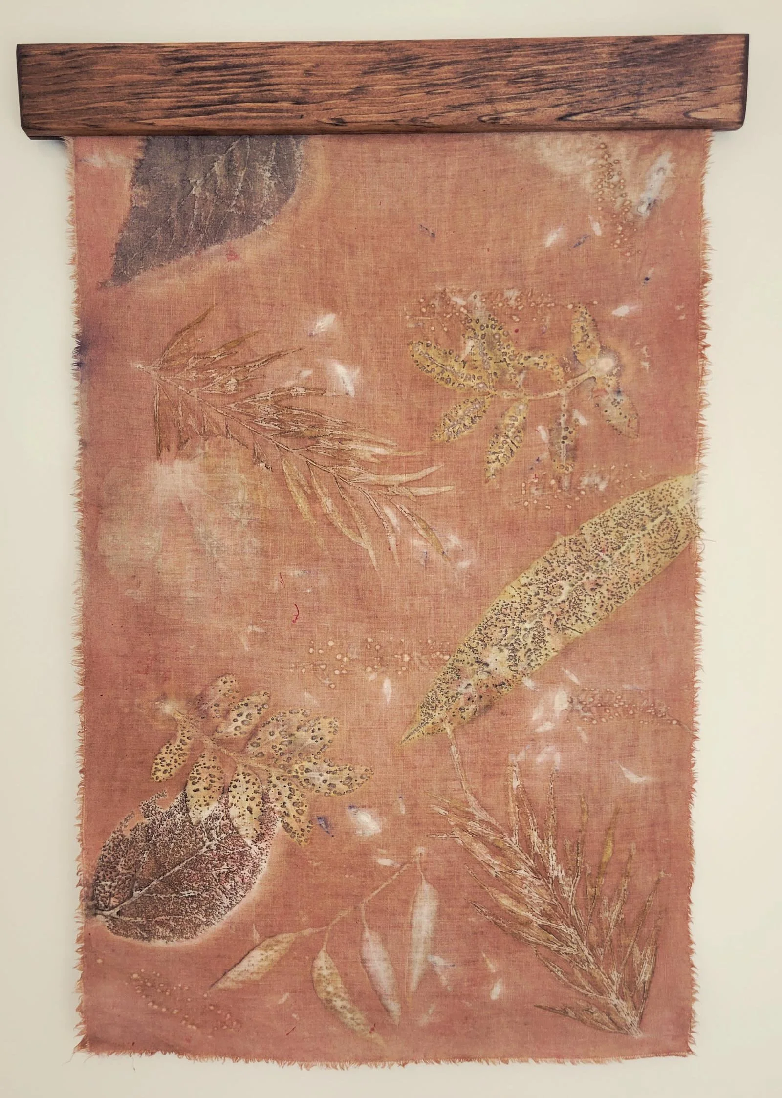 Brown tropical wall hanging