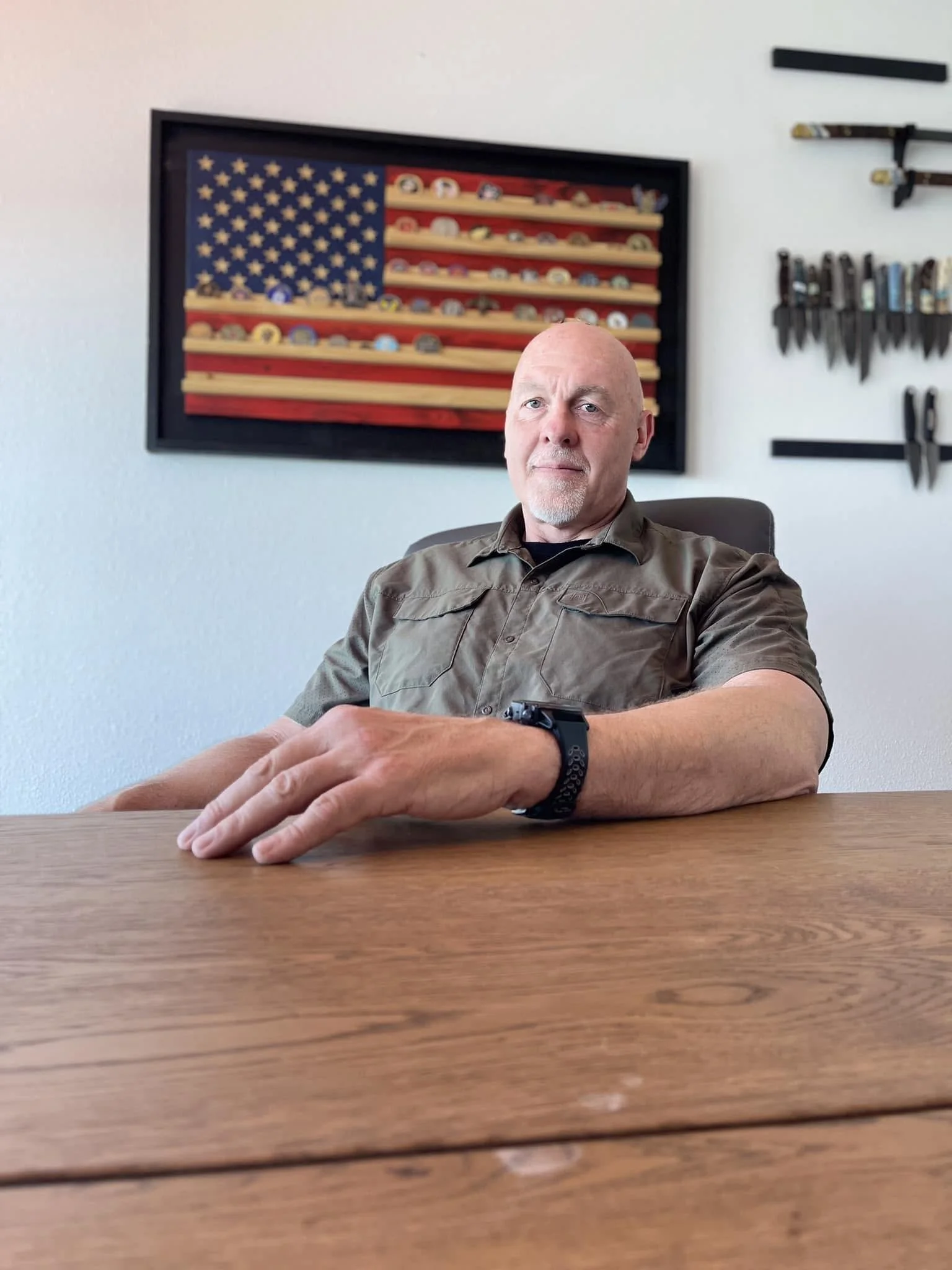 Former Fresno cop and Curry County Chair Brad Alcorn resigned from the Curry County Commission in 2025. (Courtesy of Brad Alcorn)
