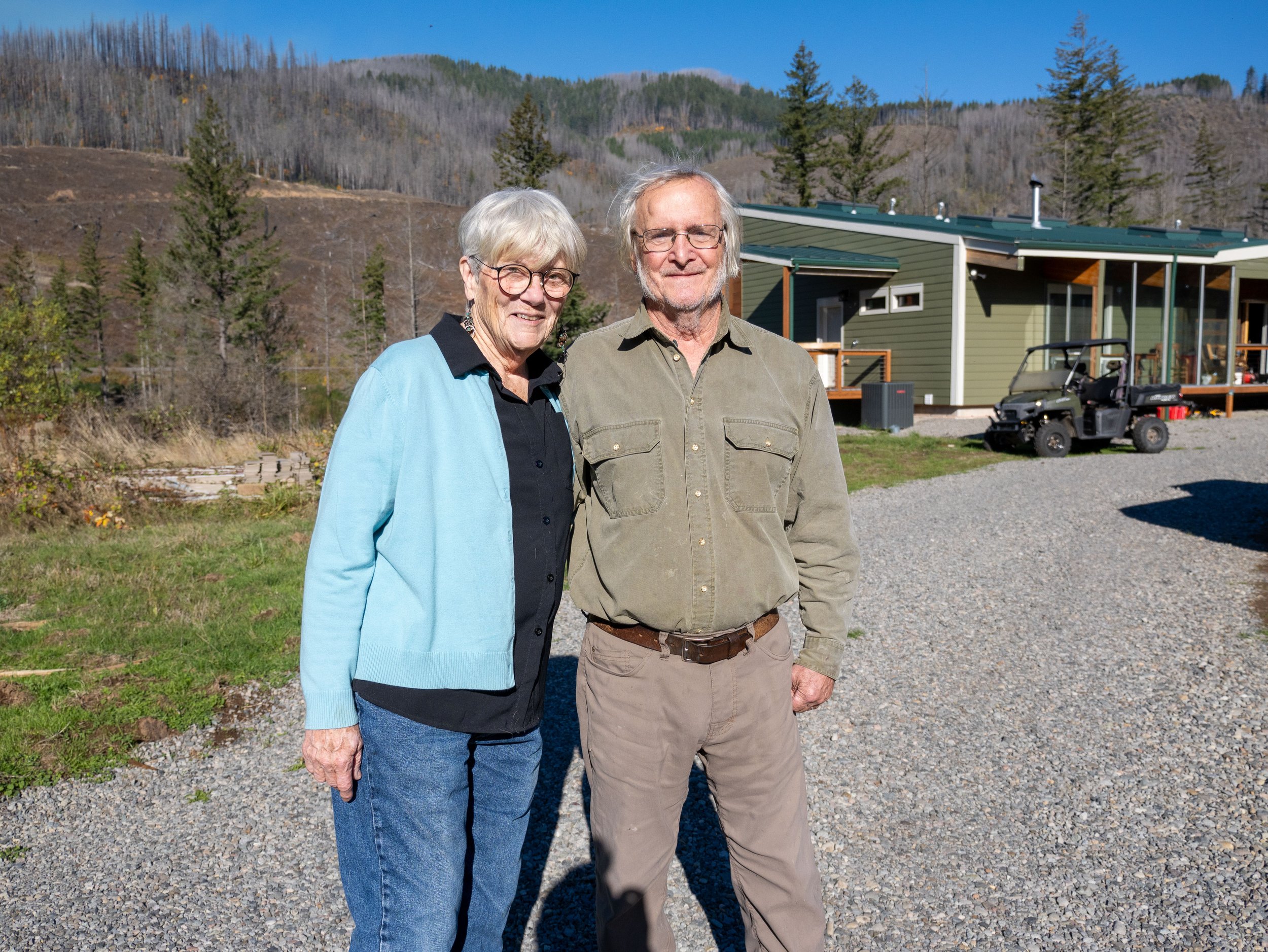 Kathleen Becherer and her husband, Bruce Bailey (Brian Burk)