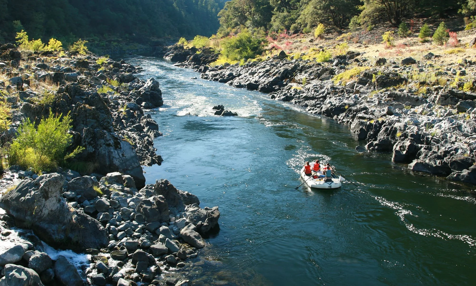The Rogue River attracts rafters, kayakers and anglers to Curry County. (Courtesy of Travel Oregon)