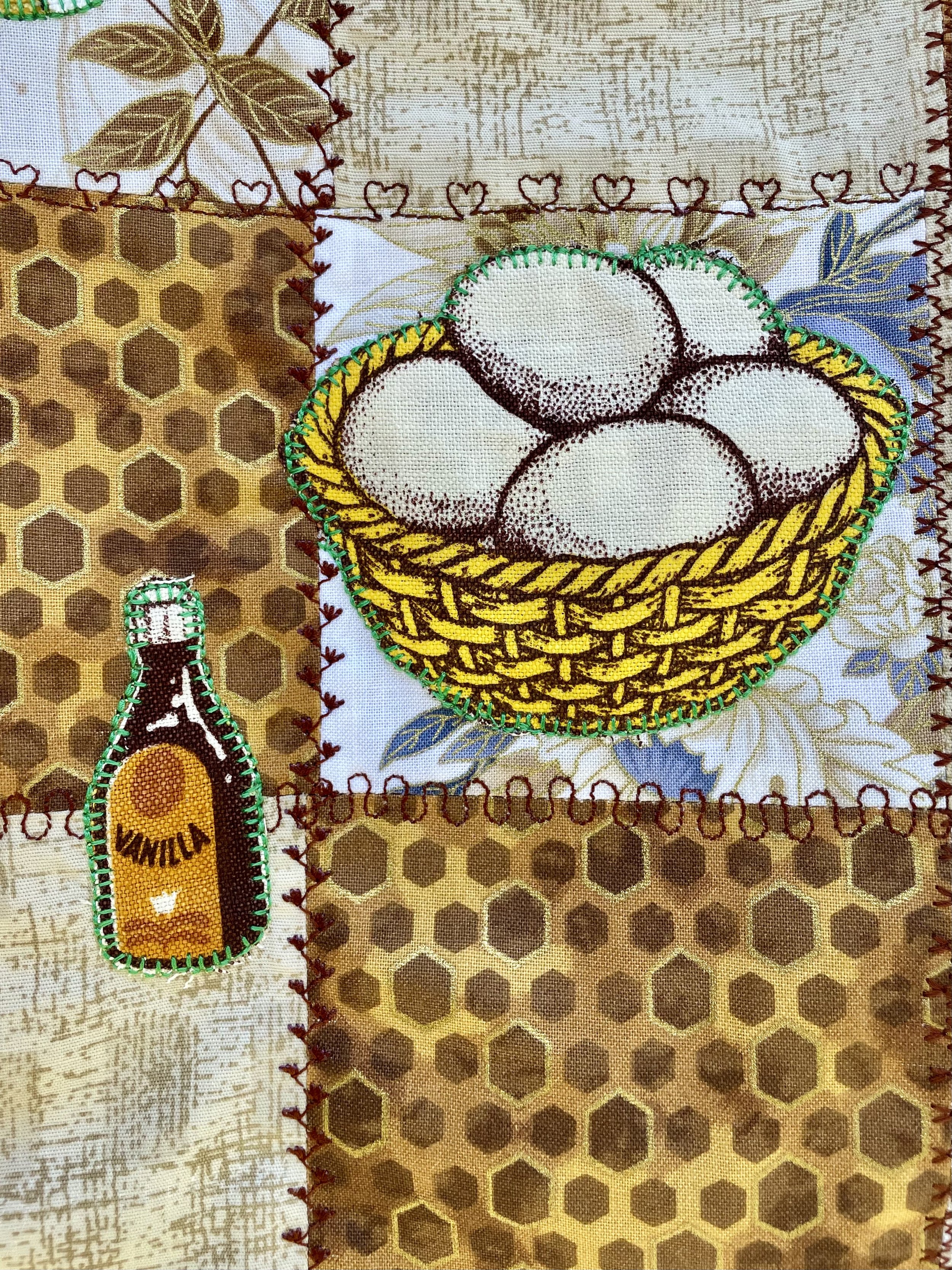 1980 Eggs & Butter Tea Towel Tote.