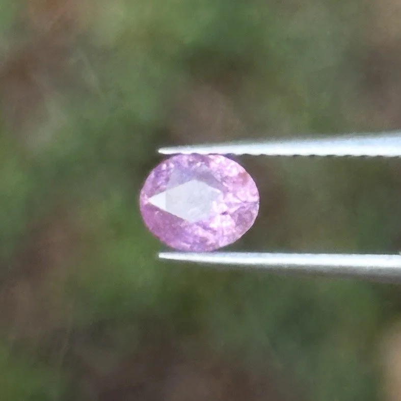 0.74ct Pink Sapphire – Umba, Tanzania – Untreated – Precision Cut Oval