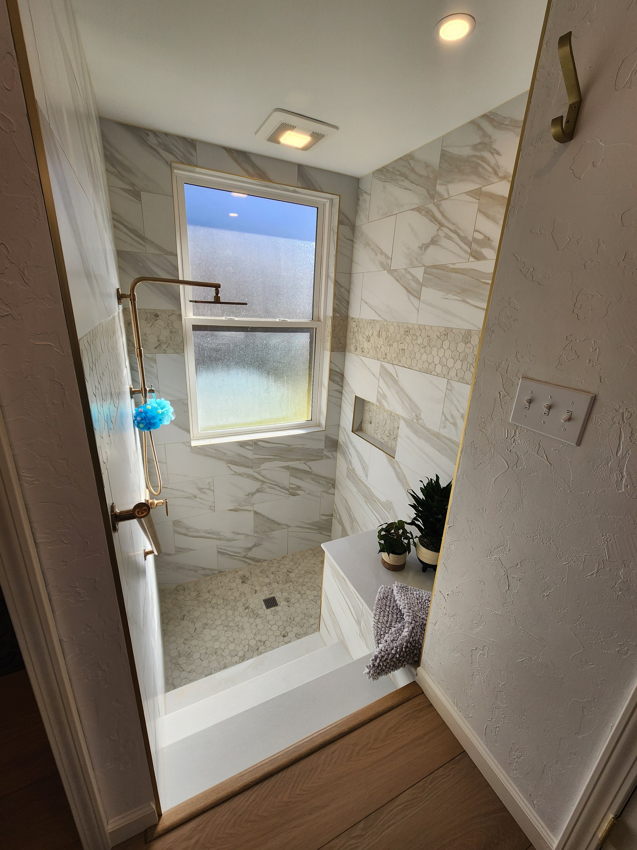 Marble and Wood