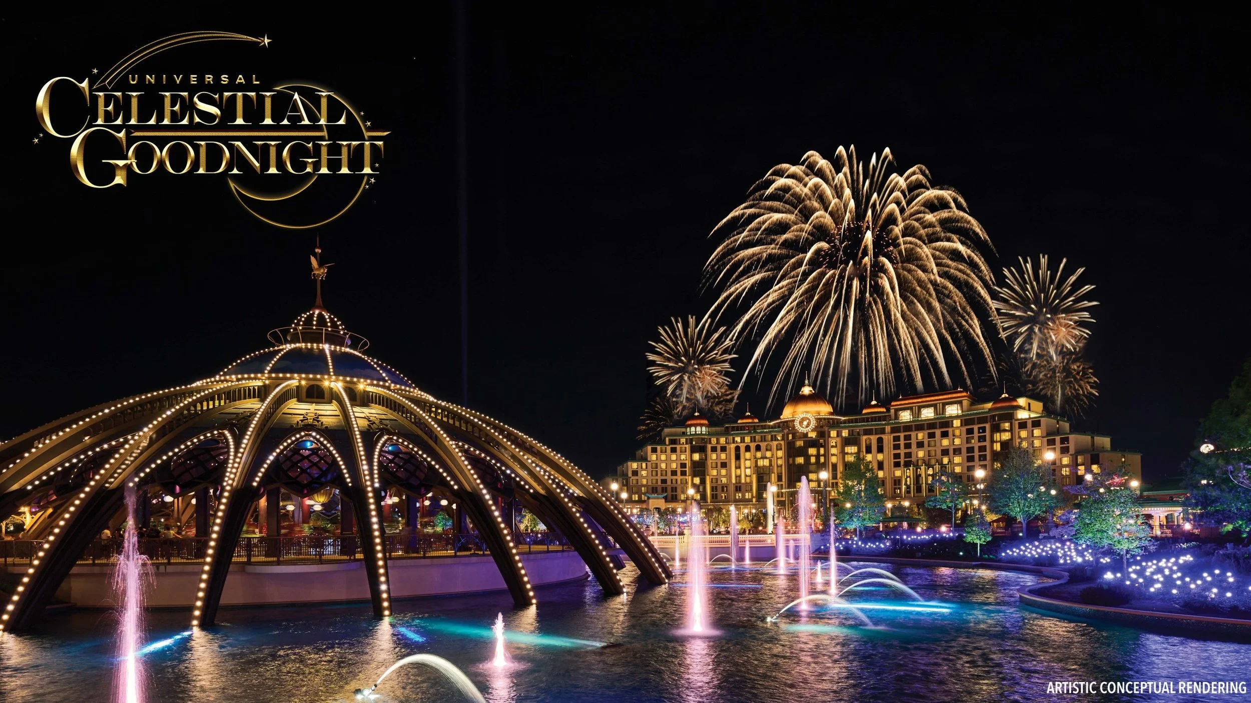 Epic Universe Announces New Nighttime Spectacular: Universal Celestial Goodnight