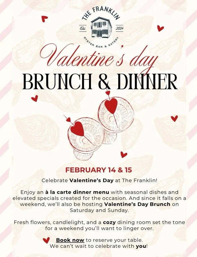 Valentine&rsquo;s Day Brunch &amp; Dinner at The Franklin 💕

If they bring you here on Valentine&rsquo;s&hellip; they&rsquo;re a keeper! 😉🥰