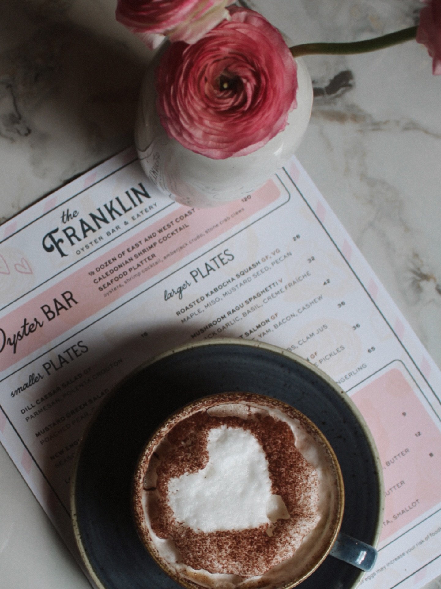 Johnny Cash said it best &mdash; &lsquo;The perfect moment is this morning, with you, having coffee.&rsquo;&rdquo;☕️
Celebrate Valentine&rsquo;s brunch at The Franklin 🤍 Saturday &amp; Sunday 10-1💌