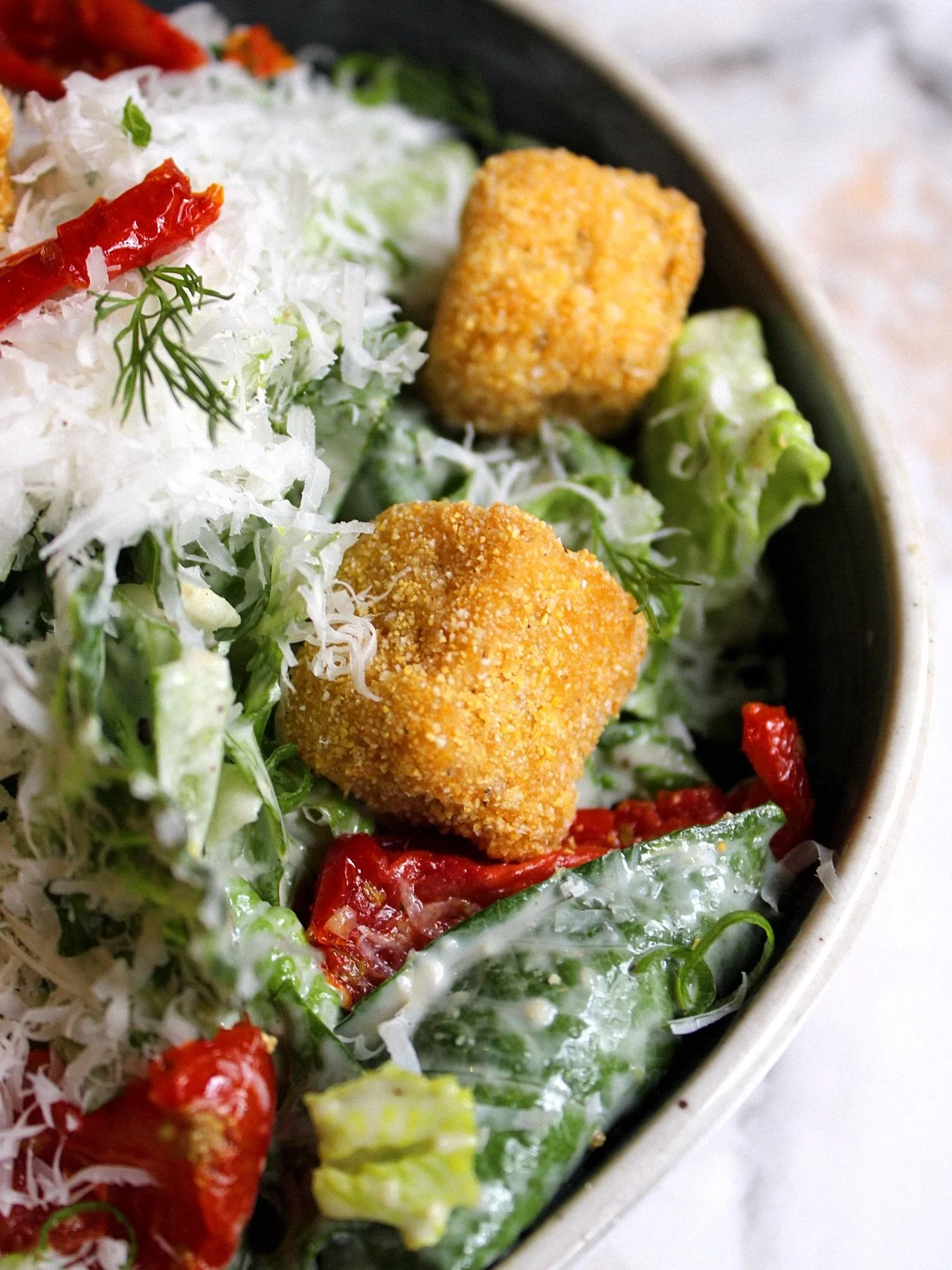 dill caesar but the croutons are the main character.. iykyk😋