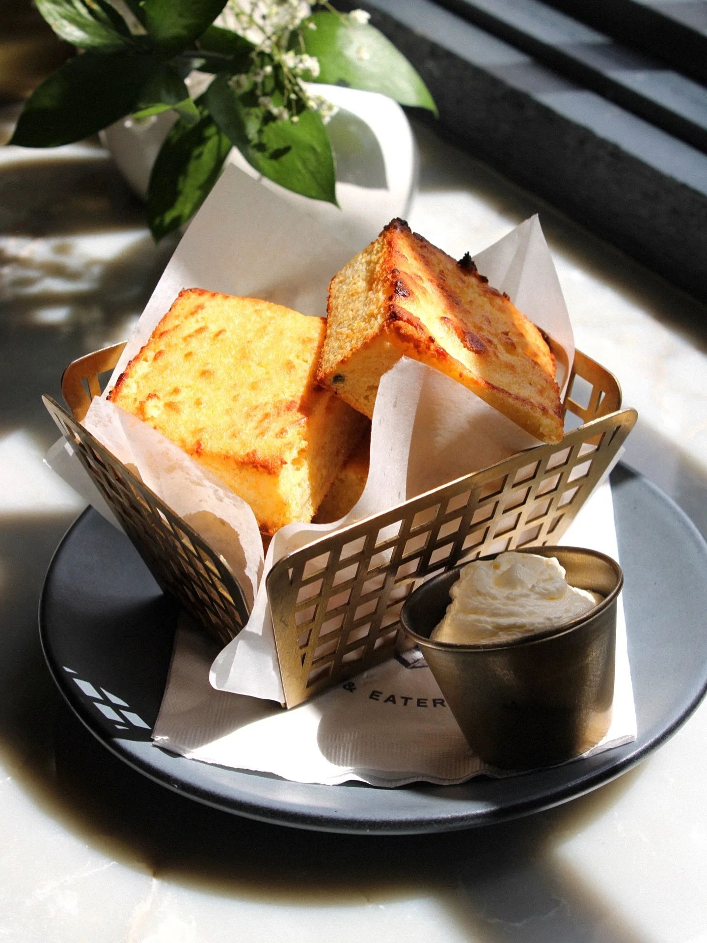 Some things just belong on every table. Our cornbread + whipped butter is one of them. ✨