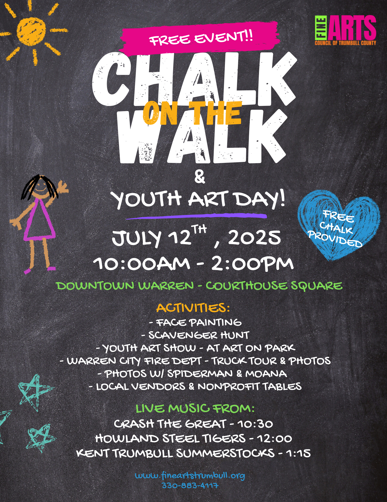 Chalk on the Walk