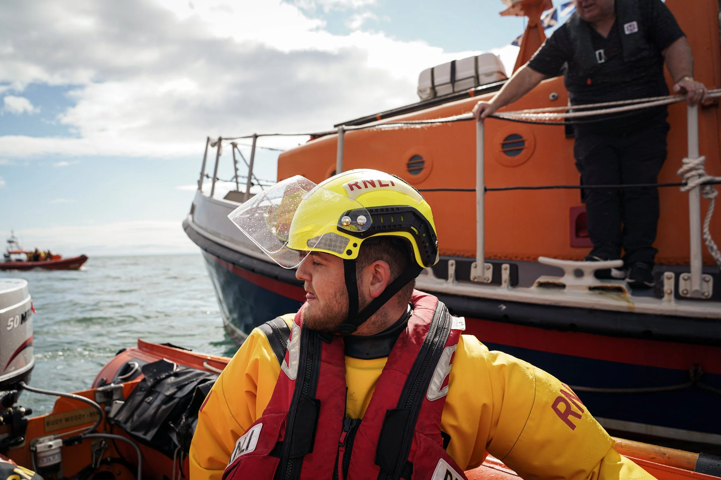 Arron - Aberdeen Lifeboat Crew and mechanic 