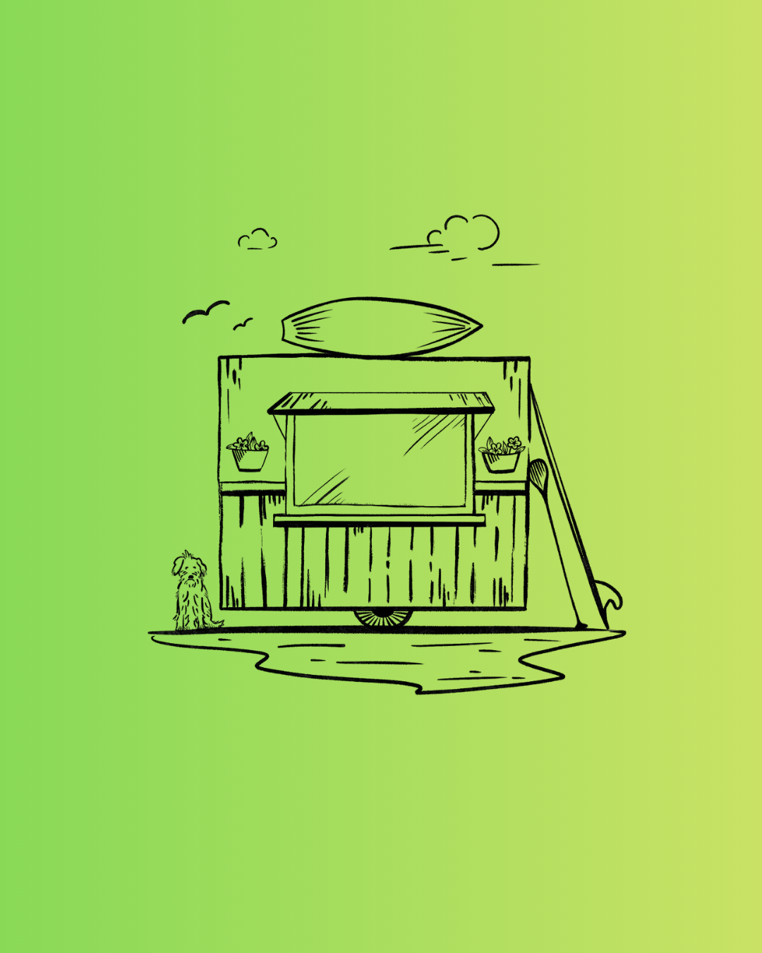 Roots Catering - Illustration + Collateral Design