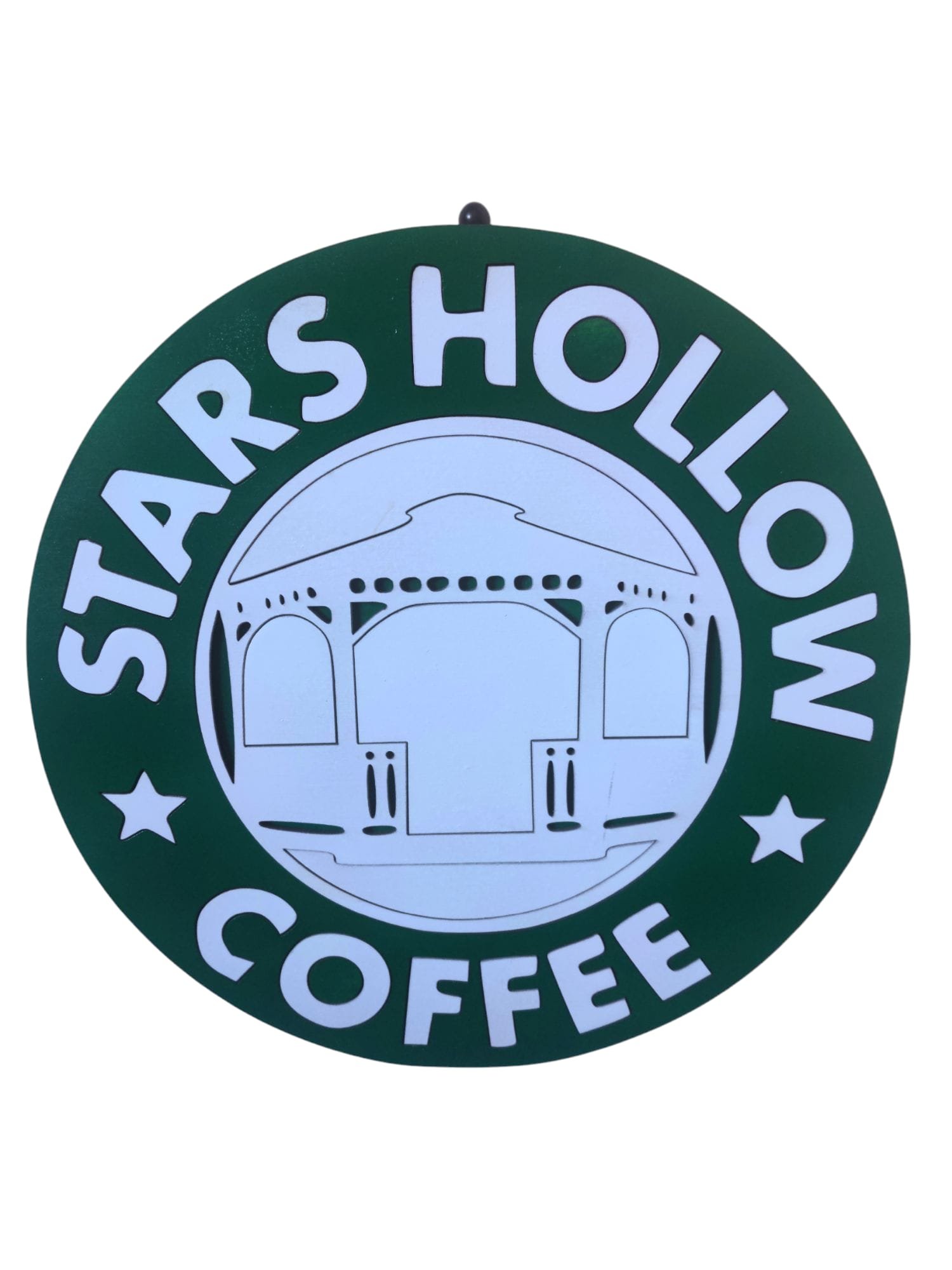 Stars Hollow Wooden Sign