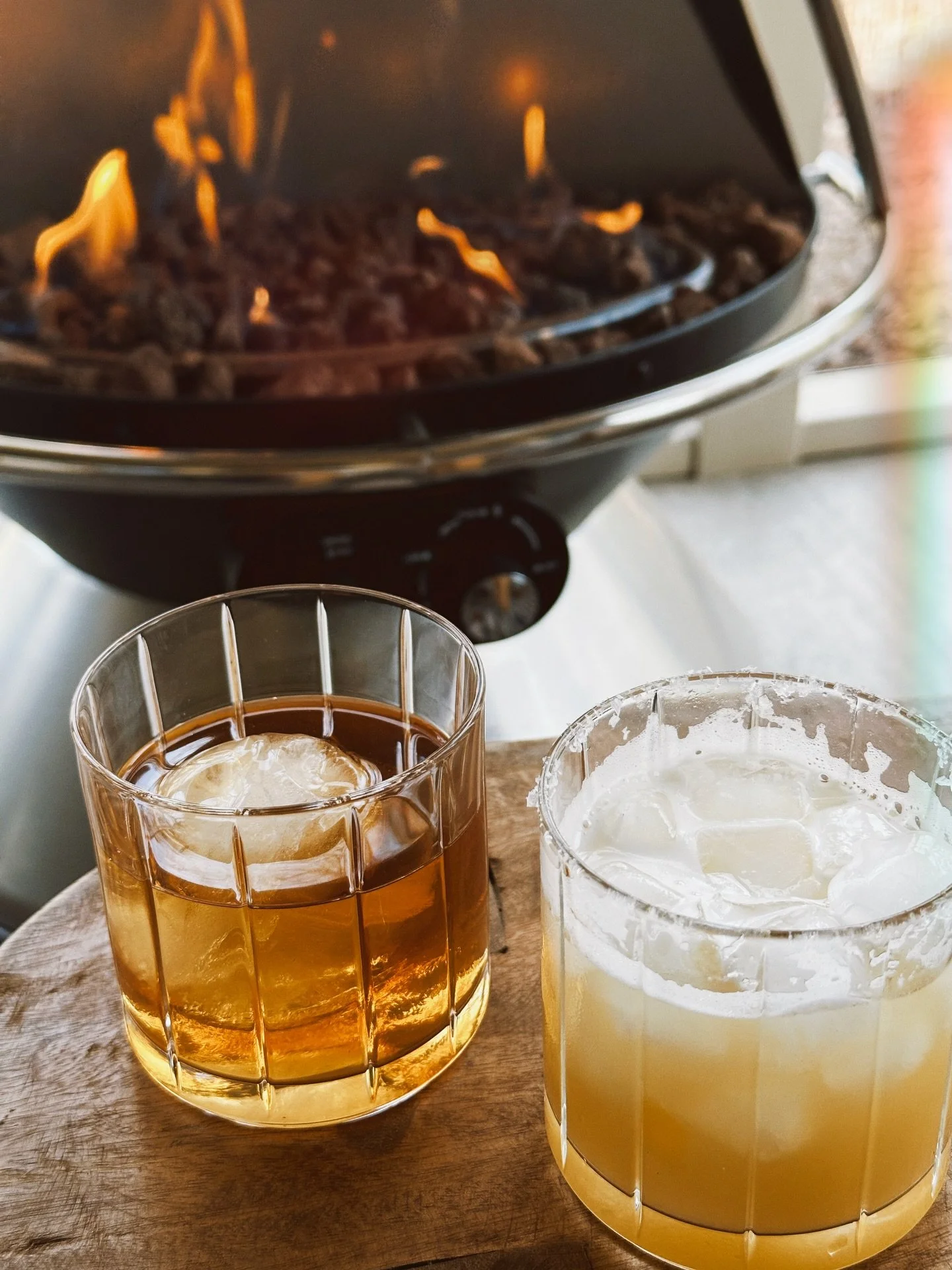 Date night at home 🏡
One spicy skinny margarita
One old fashioned and a whole lot of anticipation for a Door County summer 🍒😎🍉☀️🚤