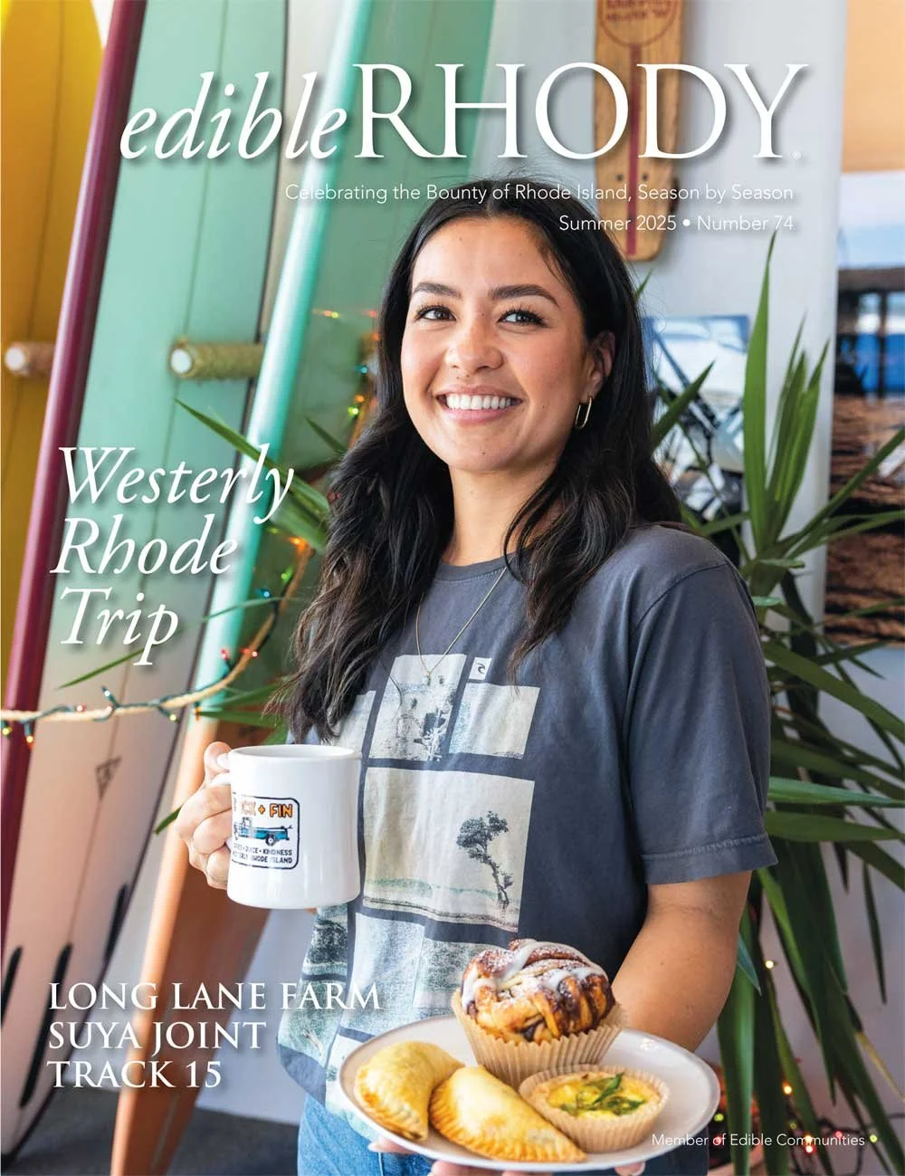 Edible Rhody, Westerly's Rising Tide (cover + cover story)