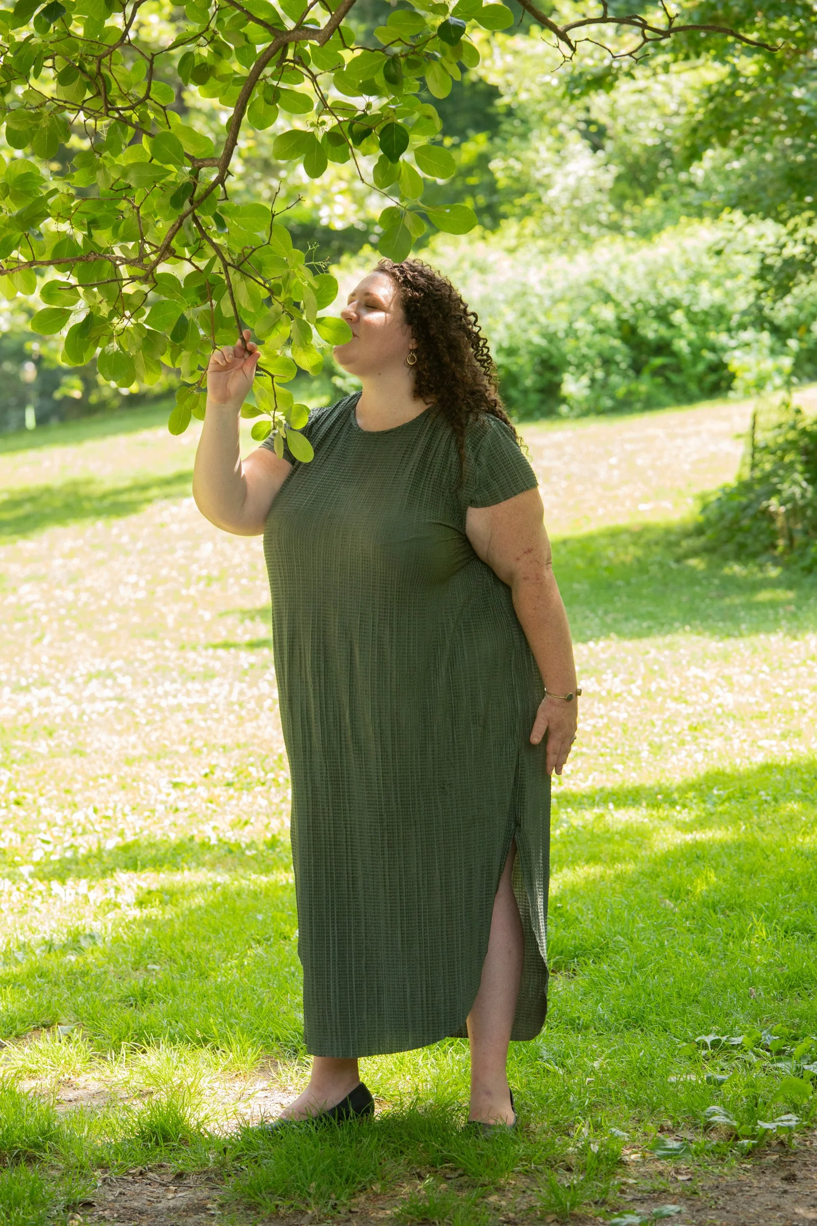 Chelsea Levy, registered dietitian, standing outside in nature