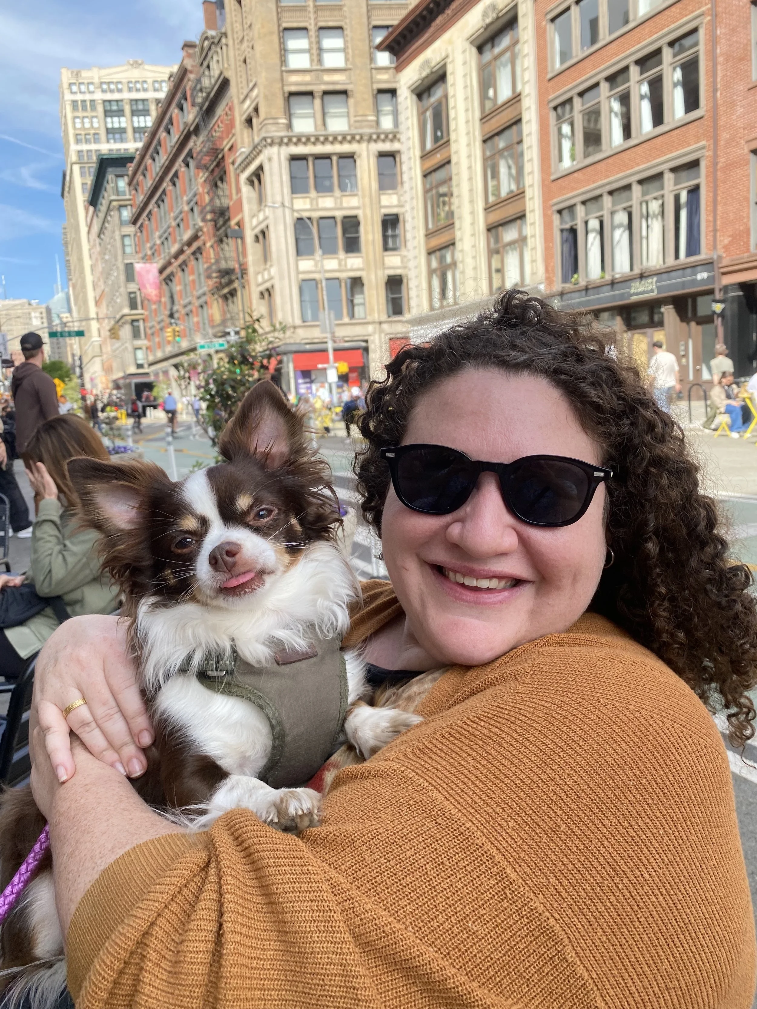 Chelsea Levy, RD, with her dog
