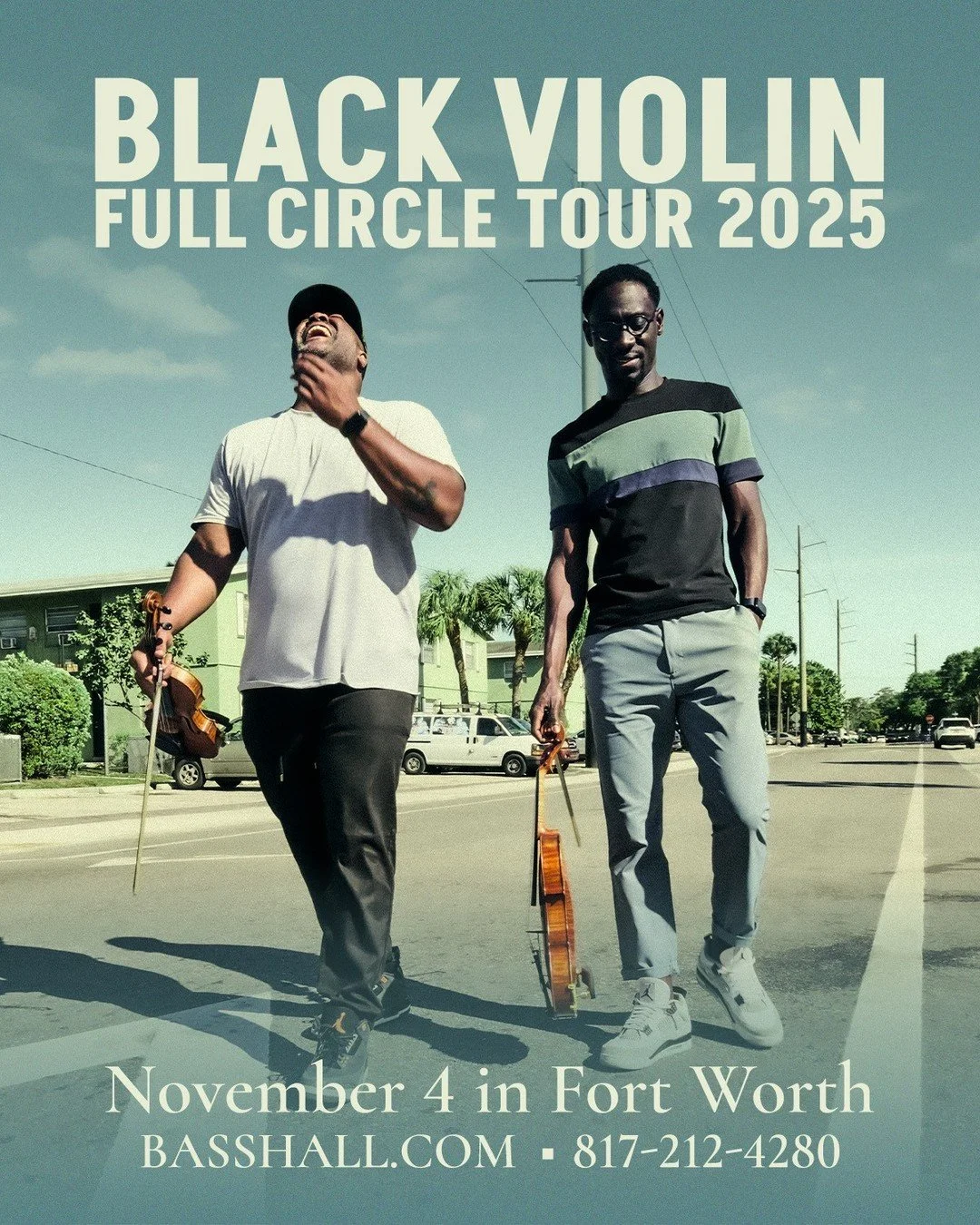 Get Ready! 🎻 Black Violin&rsquo;s Full Circle Tour is coming to Fort Worth for one night only, November 4 at @basshall! Experience the Grammy-nominated duo merging classical depth with hip-hop&rsquo;s pulse as they make their Bass Hall debut. CASA i