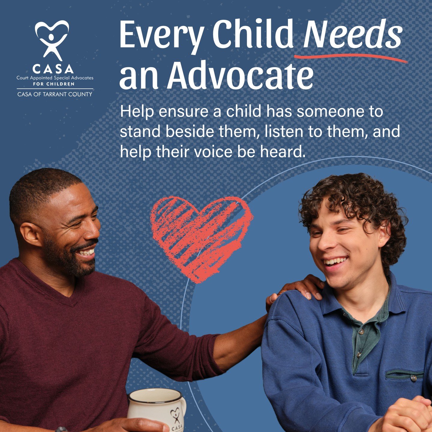 This season can be especially hard for children in foster care.

Many are spending the holidays away from the people and places they know best and are
trying to find their footing in a world that feels unfamiliar.

That&rsquo;s why CASA volunteers ar