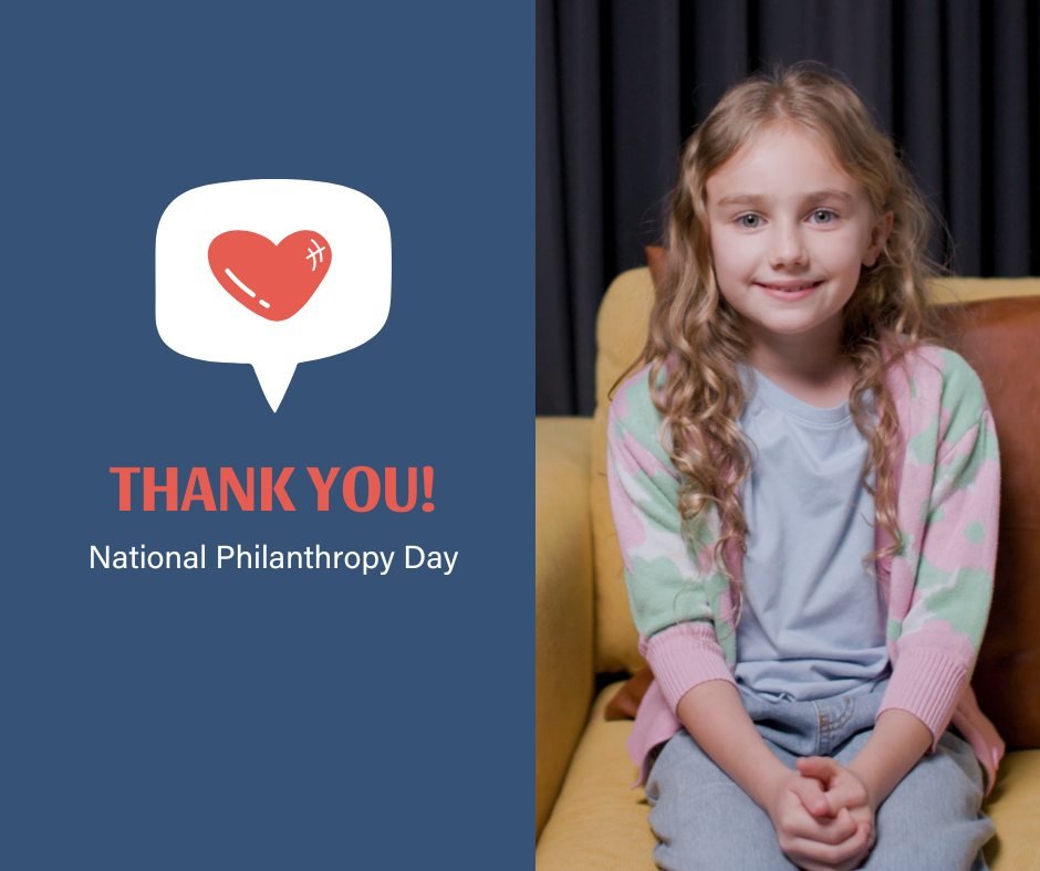 Happy National Philanthropy Day! Today we celebrate you &mdash; our supporters, partners, and community champions who make our mission possible. 💙

Because of your generosity, dedication, and belief in the power of advocacy, children in foster care 