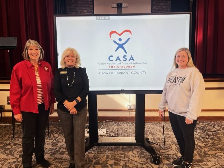 Un sincero agradecimiento a la Asociación de Profesores Jubilados de Mansfield por invitar a CASA a ser el orador principal de este mes.

Los maestros son campeones cotidianos para los niños, y admiramos profundamente sus años de dedicación y servicio.

Fue un honor