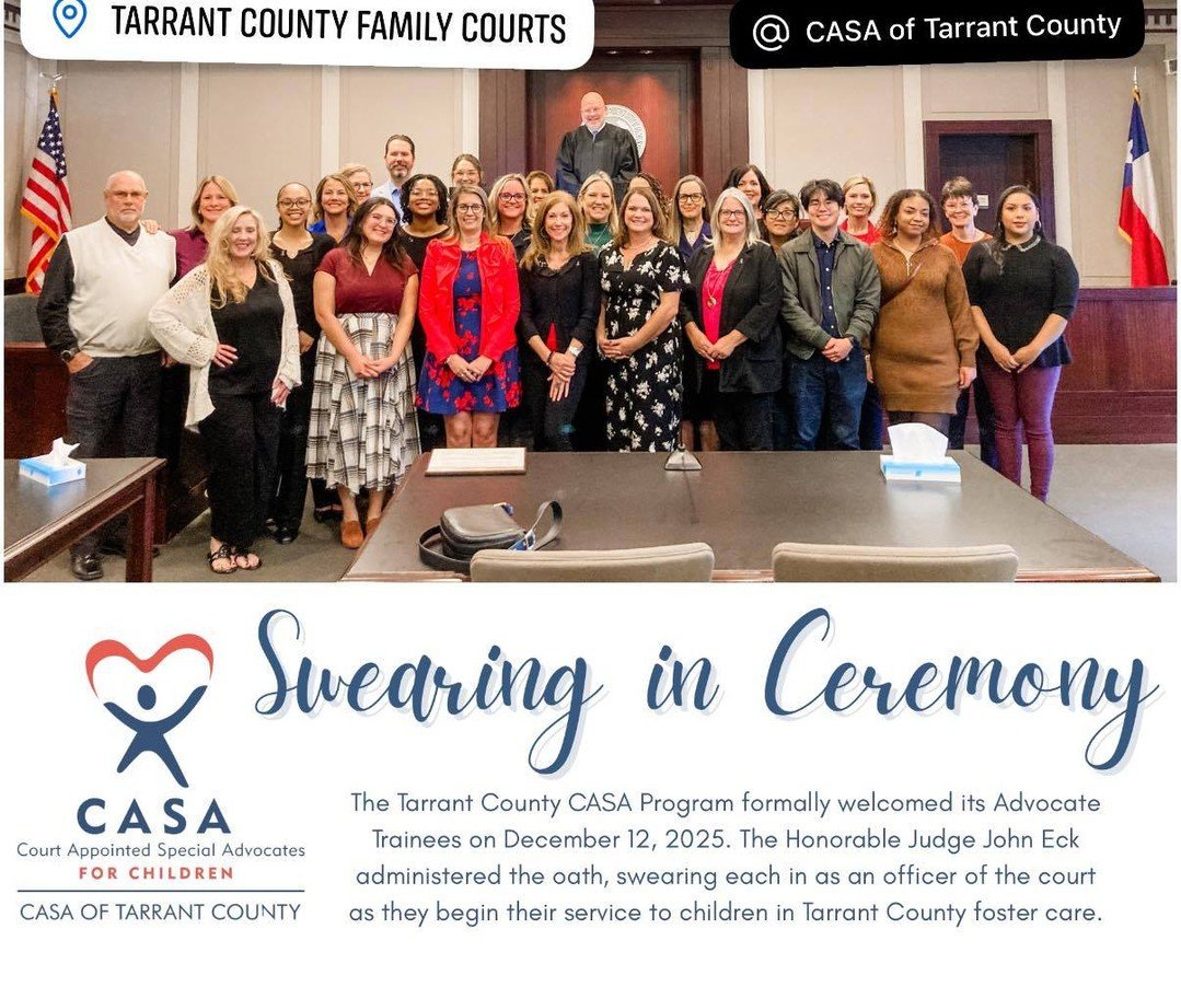 What an amazing group - welcome and congratulations new CASA Volunteers!