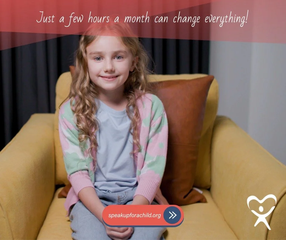 One caring adult can change a child&rsquo;s entire story. 💙

Children in foster care are often surrounded by professionals, but a CASA volunteer is the one consistent person whose sole role is to advocate for their best interests and make sure their