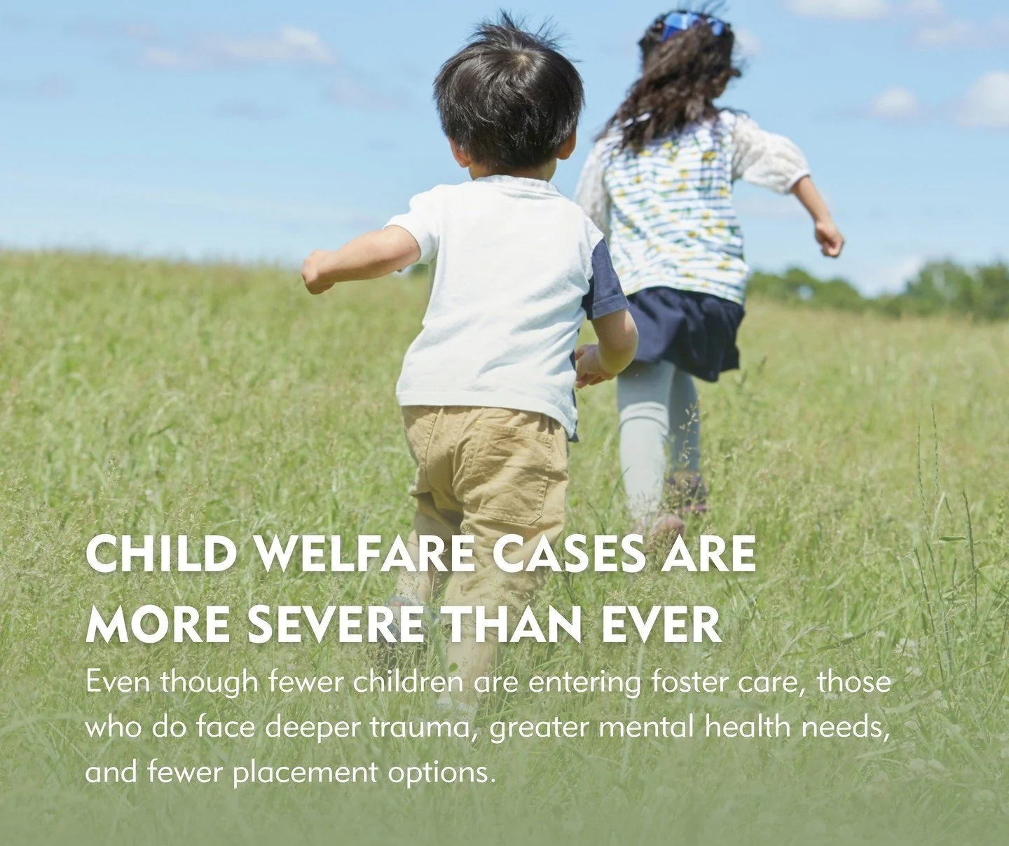 Did you know? Child welfare cases are more complex than ever. ❤️&zwj;🩹 But Texas children and families are not alone. 

The severity of their case does not deter CASA volunteers from serving &mdash; volunteers are MORE motivated than ever to help me
