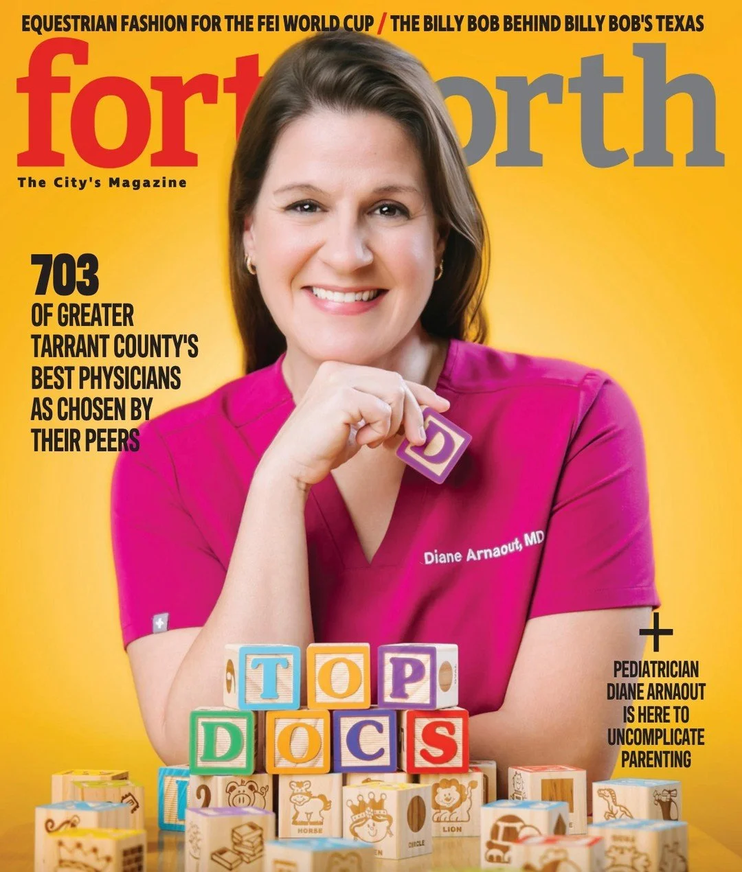 We&rsquo;re proud to see our board members doing big things in the community and beyond! Board Member @drdianearnaout featured on the cover of @fwtxmag, April 2026 edition. Read the issue here: https://fwtx.com/magazines/magazine-digital-issue?issue=
