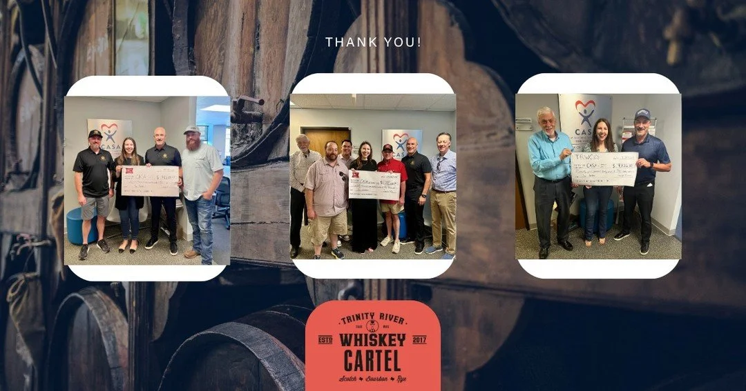 What started as a few friends bonding over a shared passion has grown into an engaged and committed community with a big heart. Since 2023, Trinity River Whiskey Cartel has been a valued partner of CASA of Tarrant County, helping support children exp