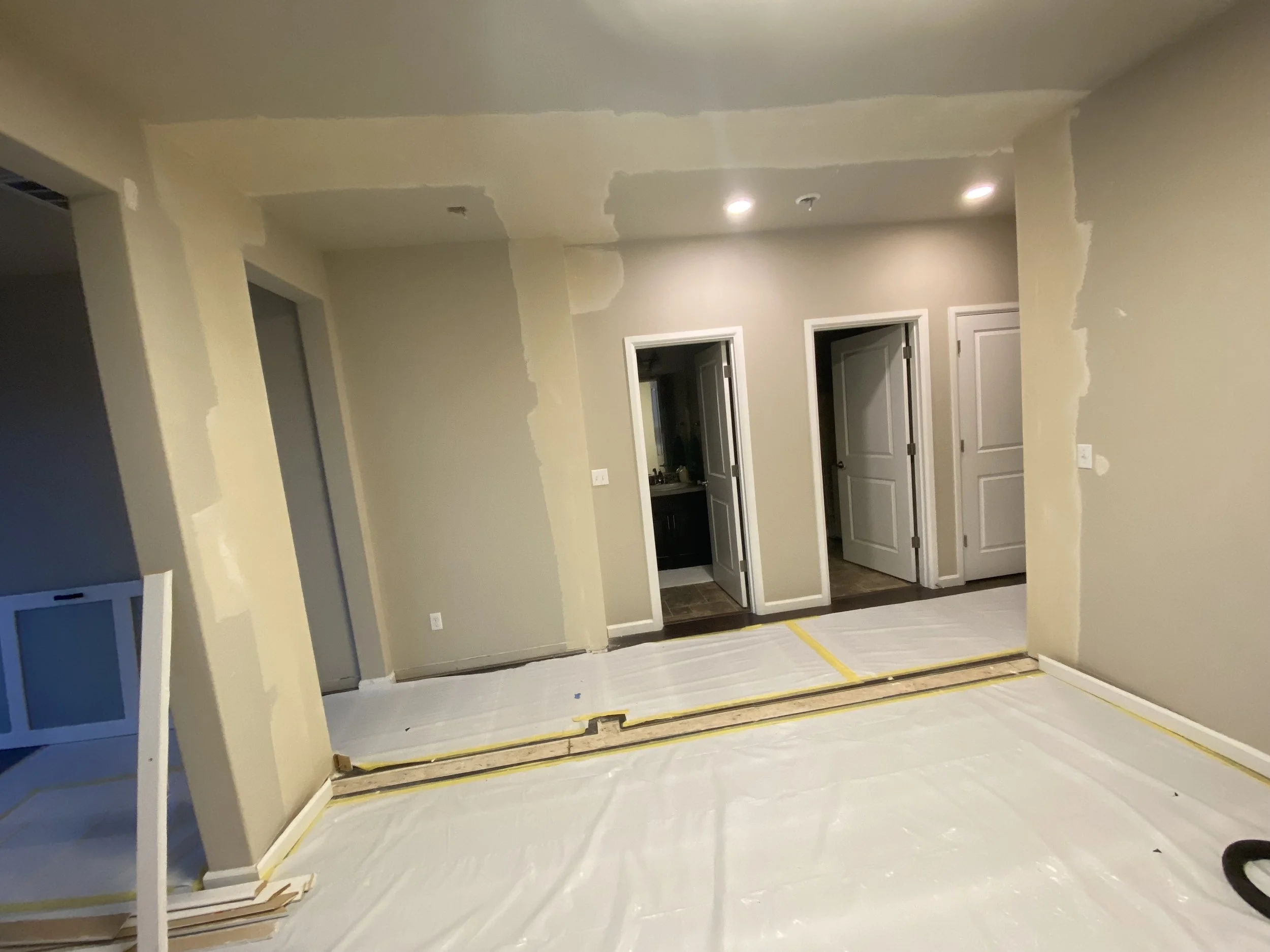 Mid Project Wall Removal