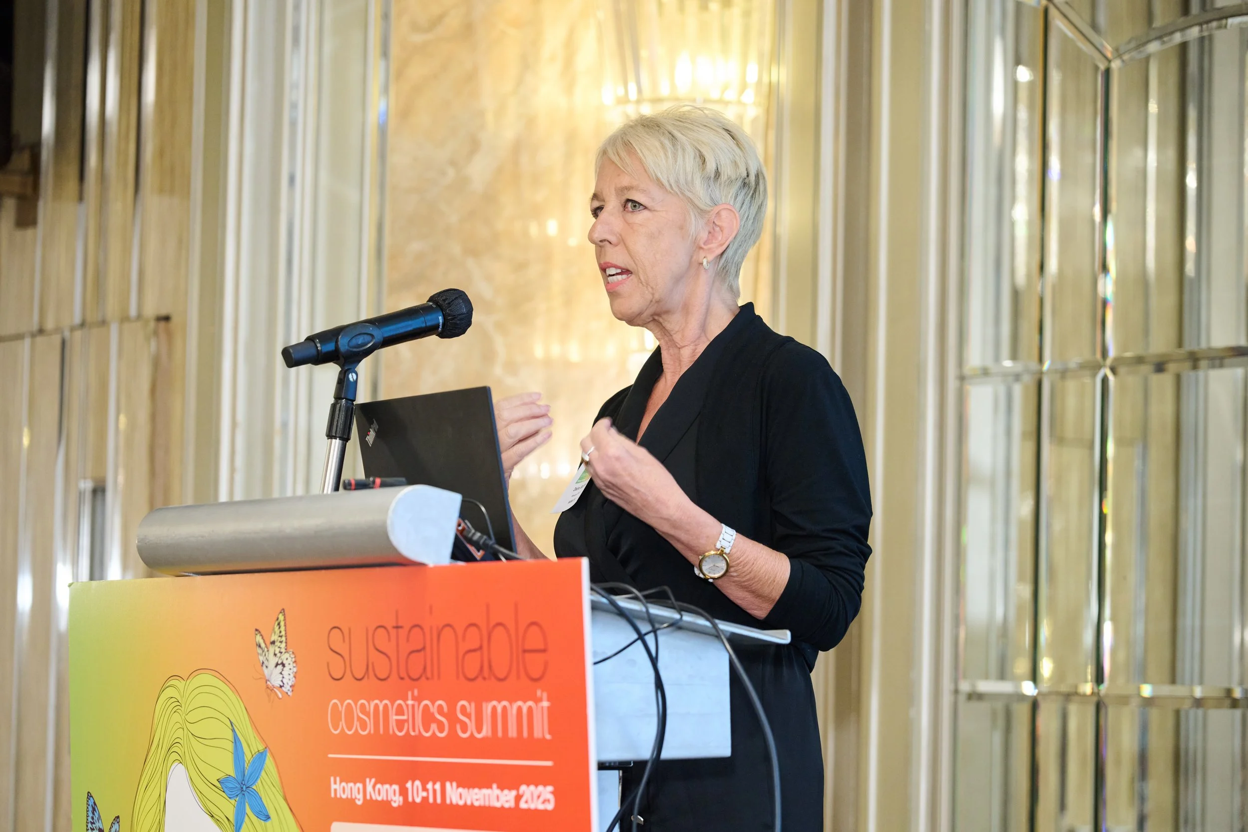 Debra Sadranu Leads Keynote at Sustainable Cosmetics Summit Asia in Hong Kong