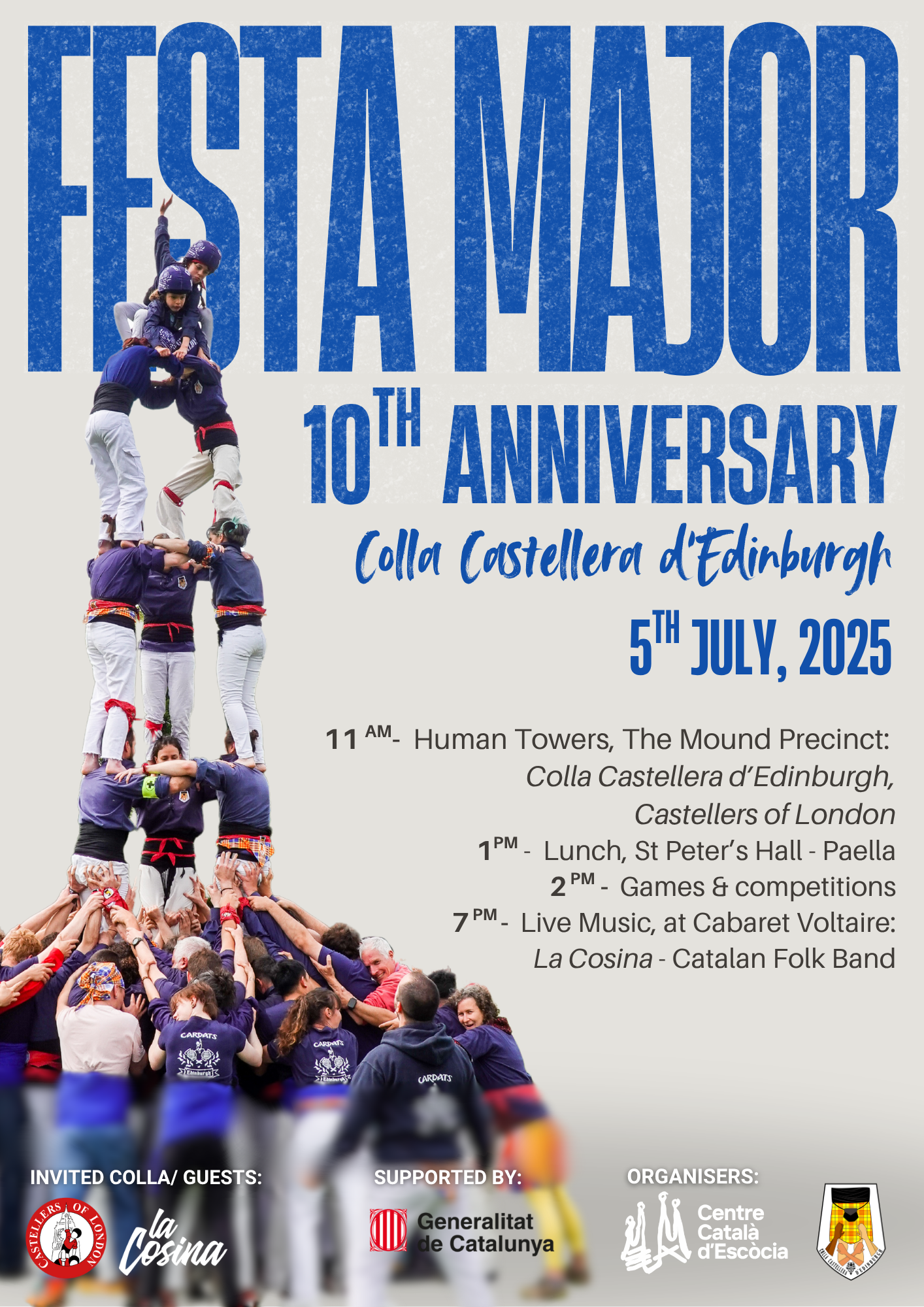Festa Major - 10 anys Colla Castellera d'Edinburgh