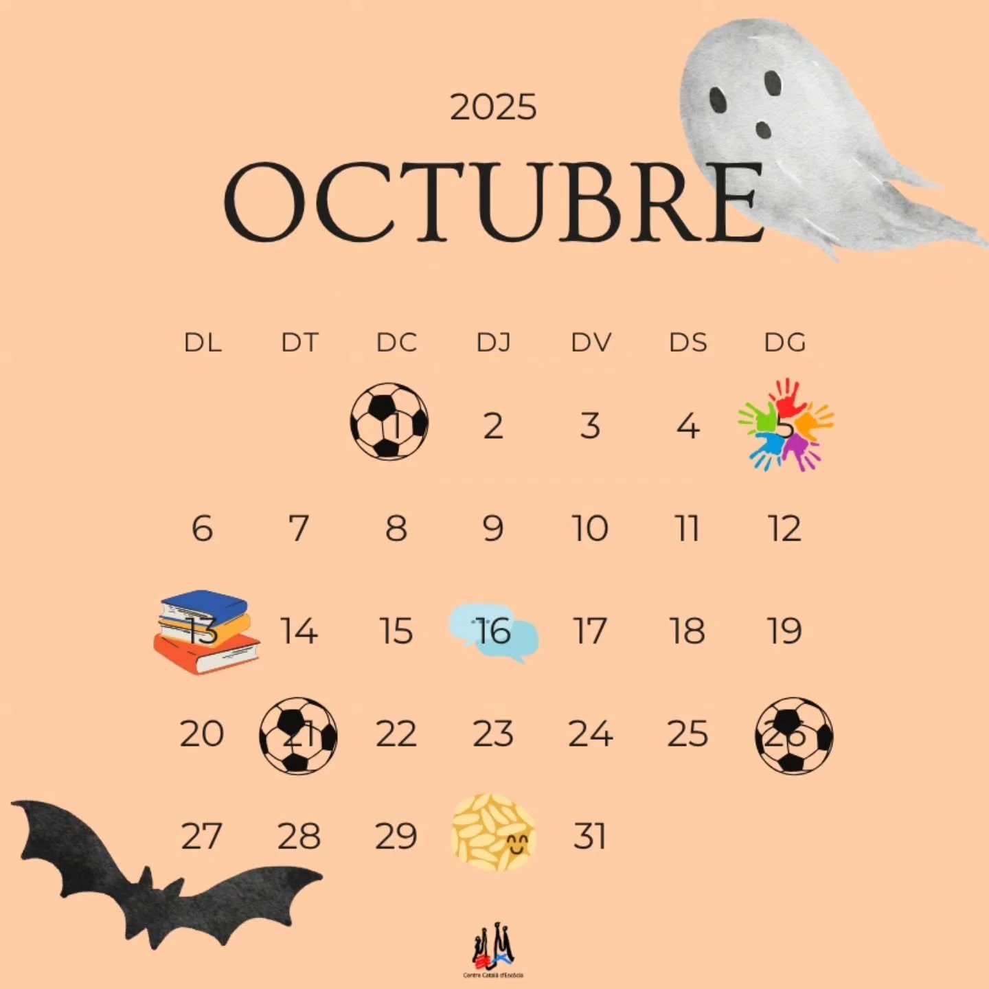 Ha arribat la tardor a Edinburgh 🍁🌰🍄&zwj;🟫🍂

⚽ 01/10 Vens amb els Culers d'Edinburgh a veure el Bar&ccedil;a vs PSG? Tamb&eacute; tenim Champions el 21/10, i no podia faltar una quedada pel CL&Agrave;SSIC el 26/10 🍻🥳

🙌 05/10 Quedada de fam&i