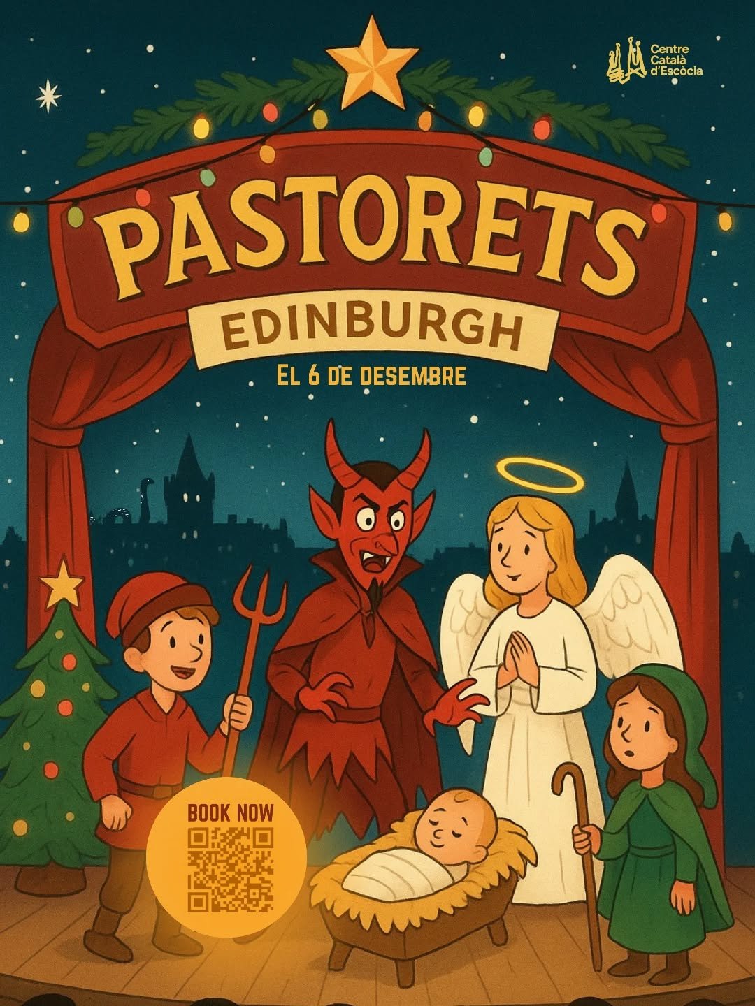 El 6 de desembre, fum fum fum!

(See Link on Bio for EN description)

❄️ Prepara't per la Festa de Nadal amb el Centre Catal&agrave; d'Esc&ograve;cia. 

🕯️Ens fa molta il&bull;lusi&oacute; anunciar que, per primer cop, hi representarem els Pastorets