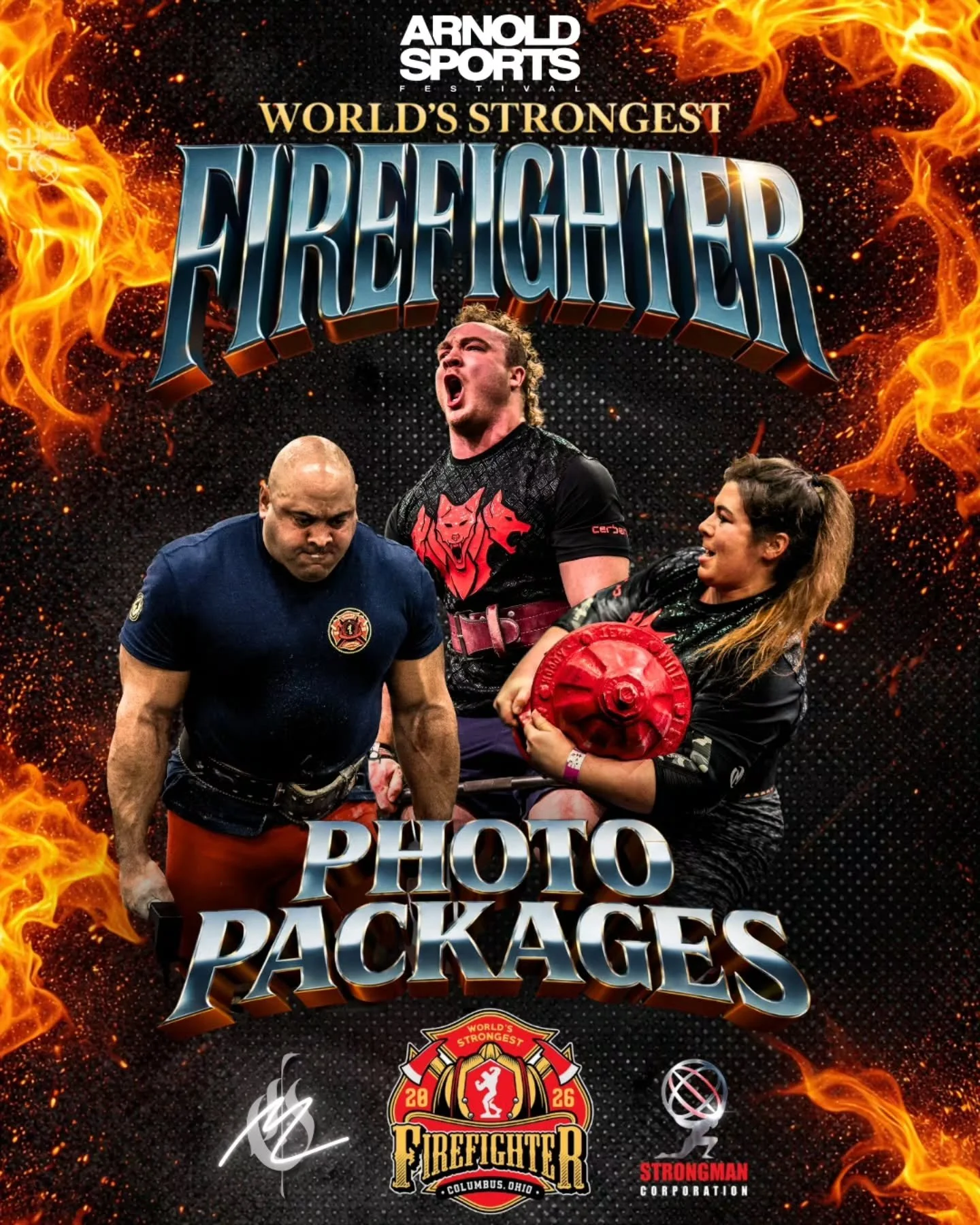 2026 World&rsquo;s Strongest Firefighter 🔥

📸 Official Photo Packages &mdash; Arnold Sports Festival

Every lift. Every event. Every moment&mdash;professionally captured.
Photo packages are now LIVE for reservation.

🔒 Secure yours now
👉 www.owen