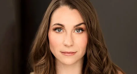 A young woman with brown hair