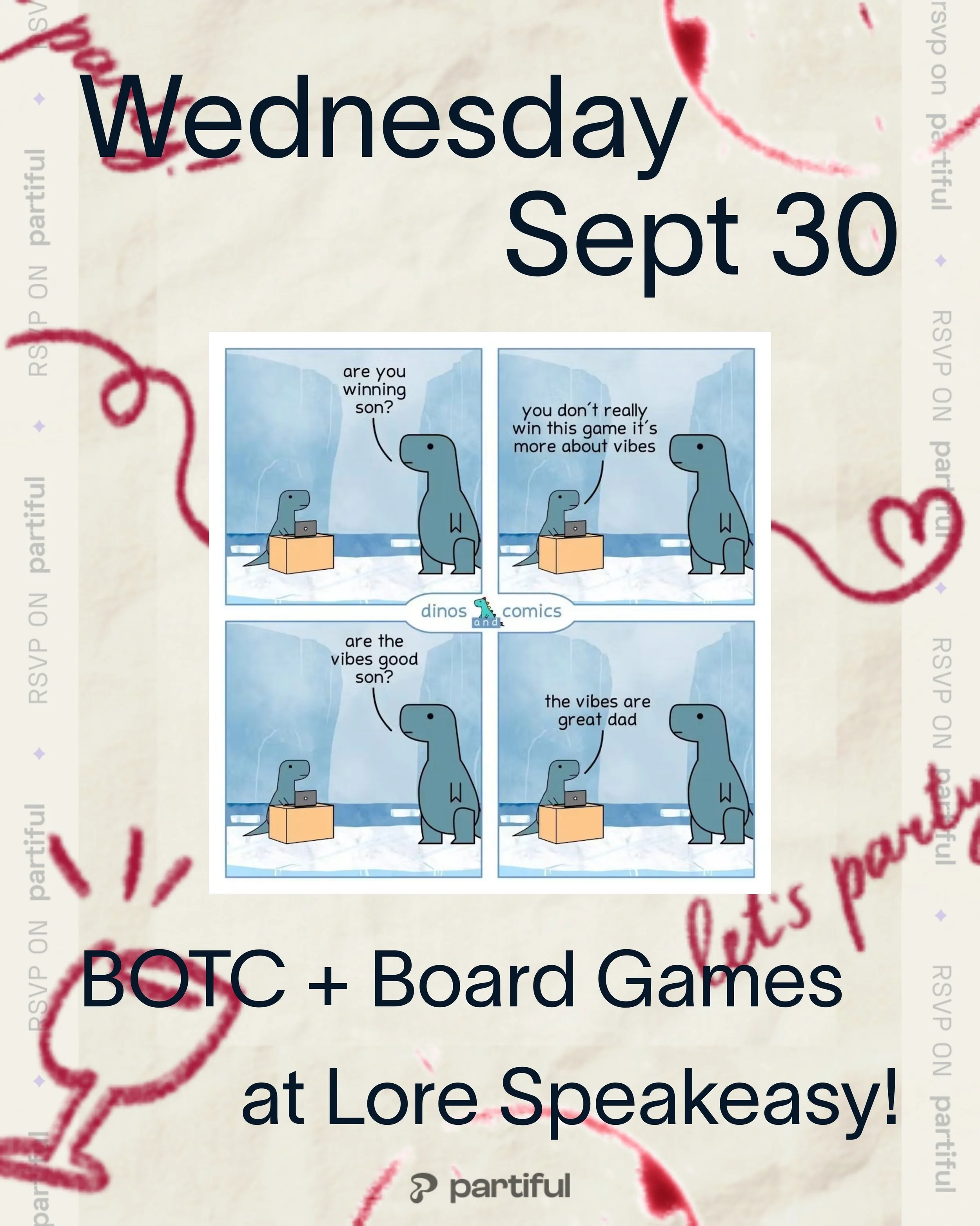 🎲 BOTC + Board Games at Lore Speakeasy