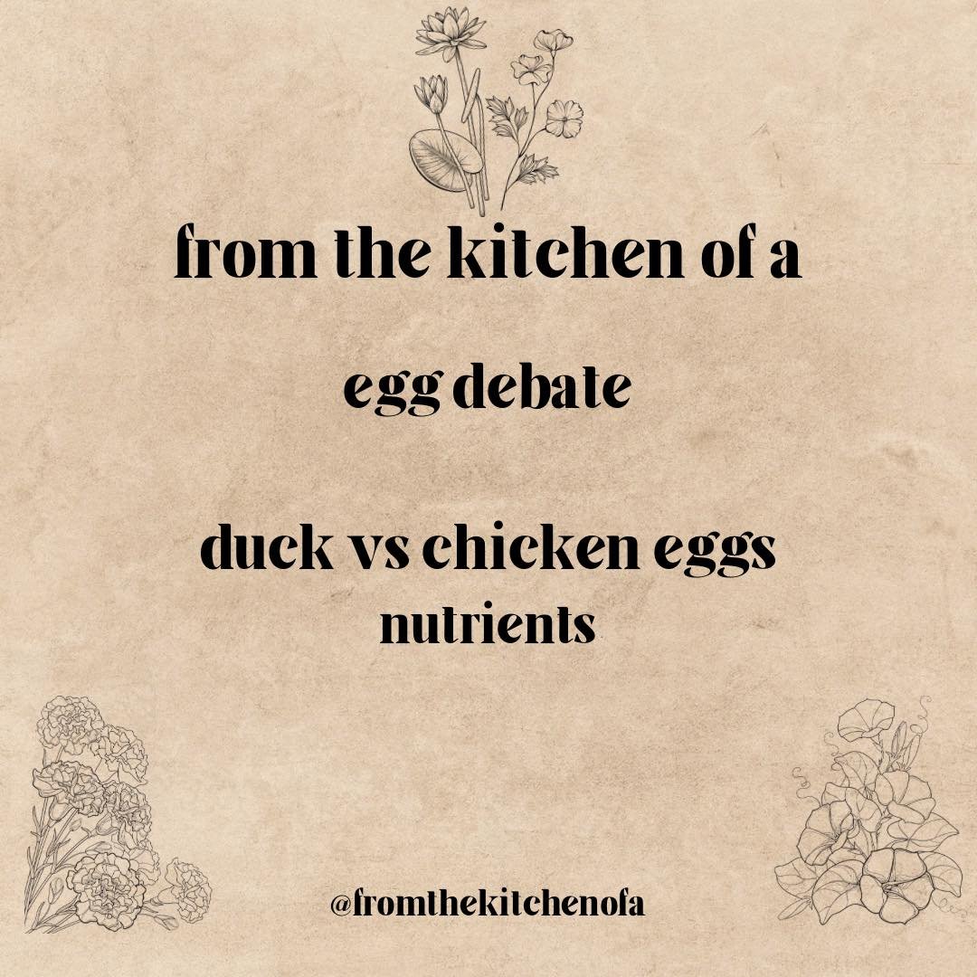 cracking open the difference between chicken eggs and duck eggs! 🥚🍳

have you ever thought to yourself, &ldquo;what&rsquo;s the difference between a chicken egg and a duck egg? do they taste different? is one better than the other?&rdquo; well look