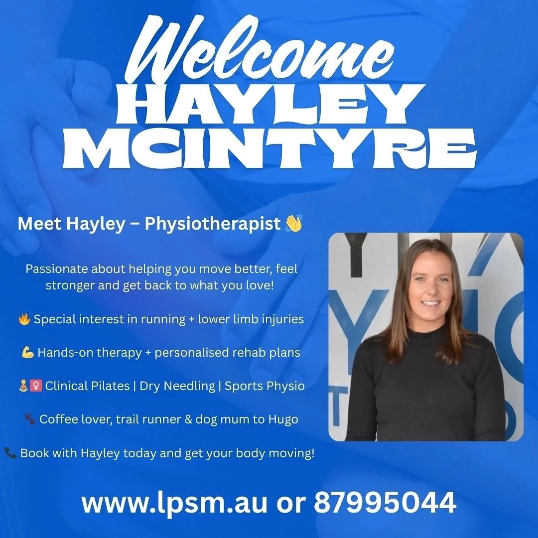 🌟 Welcome Hayley McIntyre! 🌟

We&rsquo;re so excited to have Hayley join the Lilydale Physio team! 🙌

She&rsquo;s passionate about keeping people active &mdash; especially when it comes to running and lower limb injuries 🏃&zwj;♀️💪

Hayley combin