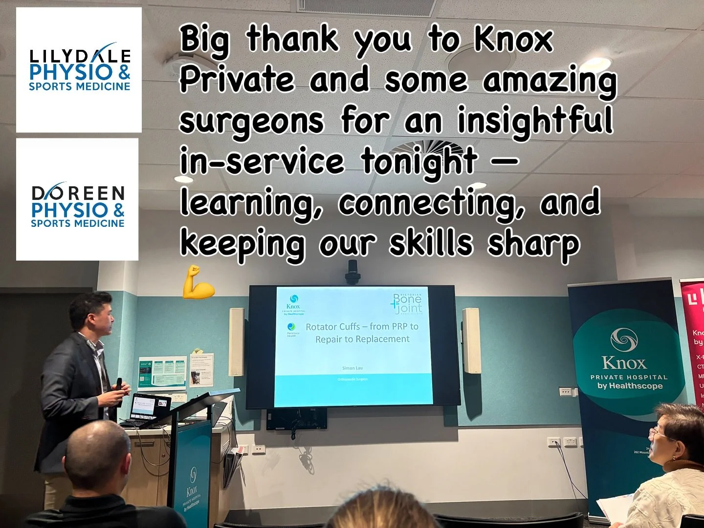 Continuing education never stops for our team 🙌
Tonight&rsquo;s in-service at Knox Private Hospital was a great chance to deepen our understanding and refine the way we care for our clients. @knoxprivatehospital3152 @lumusimaging