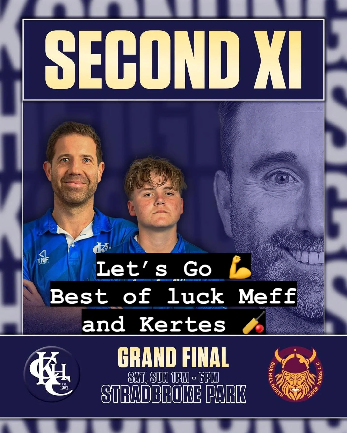 Big weekend for two of our own! 🏏

Wishing Nick Meffin and Michael Kertes (Megz&rsquo;s husband) the very best in the cricket Grand Final this weekend.

From everyone at the Leading Sports family, we&rsquo;re right behind you both. Enjoy the moment,