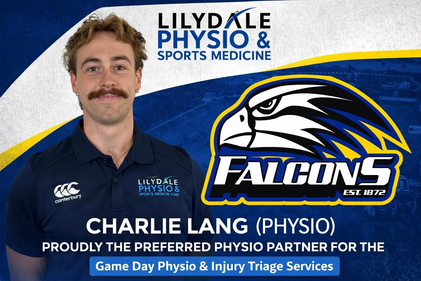 Big news for the Falcons 🦅🔥

We&rsquo;re proud to officially be the preferred physio partner for Lilydale Football Club, with Charlie Lang leading game day physio and injury triage services 💪🏽

This isn&rsquo;t new for us &mdash; it&rsquo;s what 
