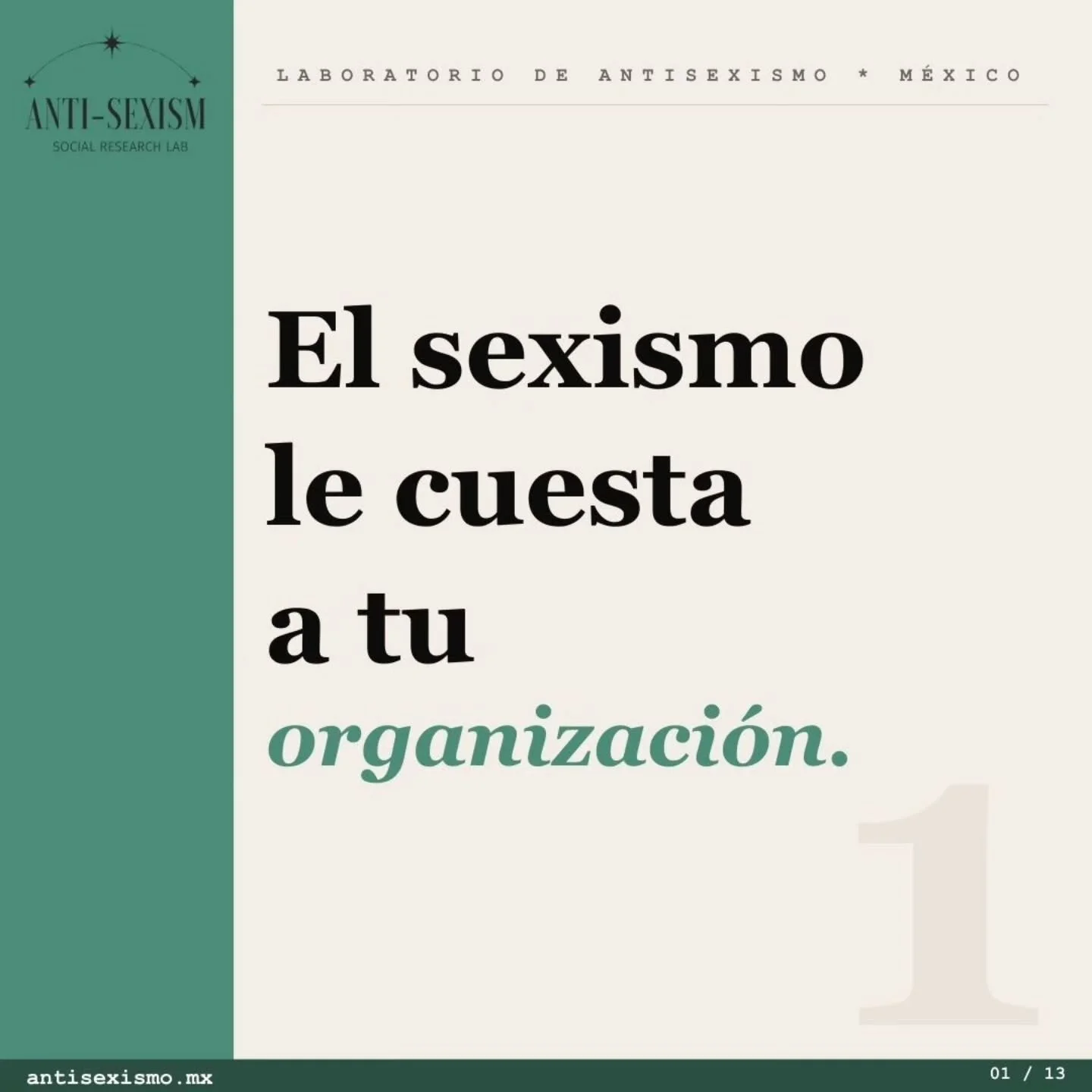 El sexismo no es un problema de actitud. Es un problema estructural que tiene costos medibles: rotaci&oacute;n, ausentismo, litigaci&oacute;n, reputaci&oacute;n, salud p&uacute;blica.
En M&eacute;xico, el 27.9% de las mujeres con empleo ha vivido alg