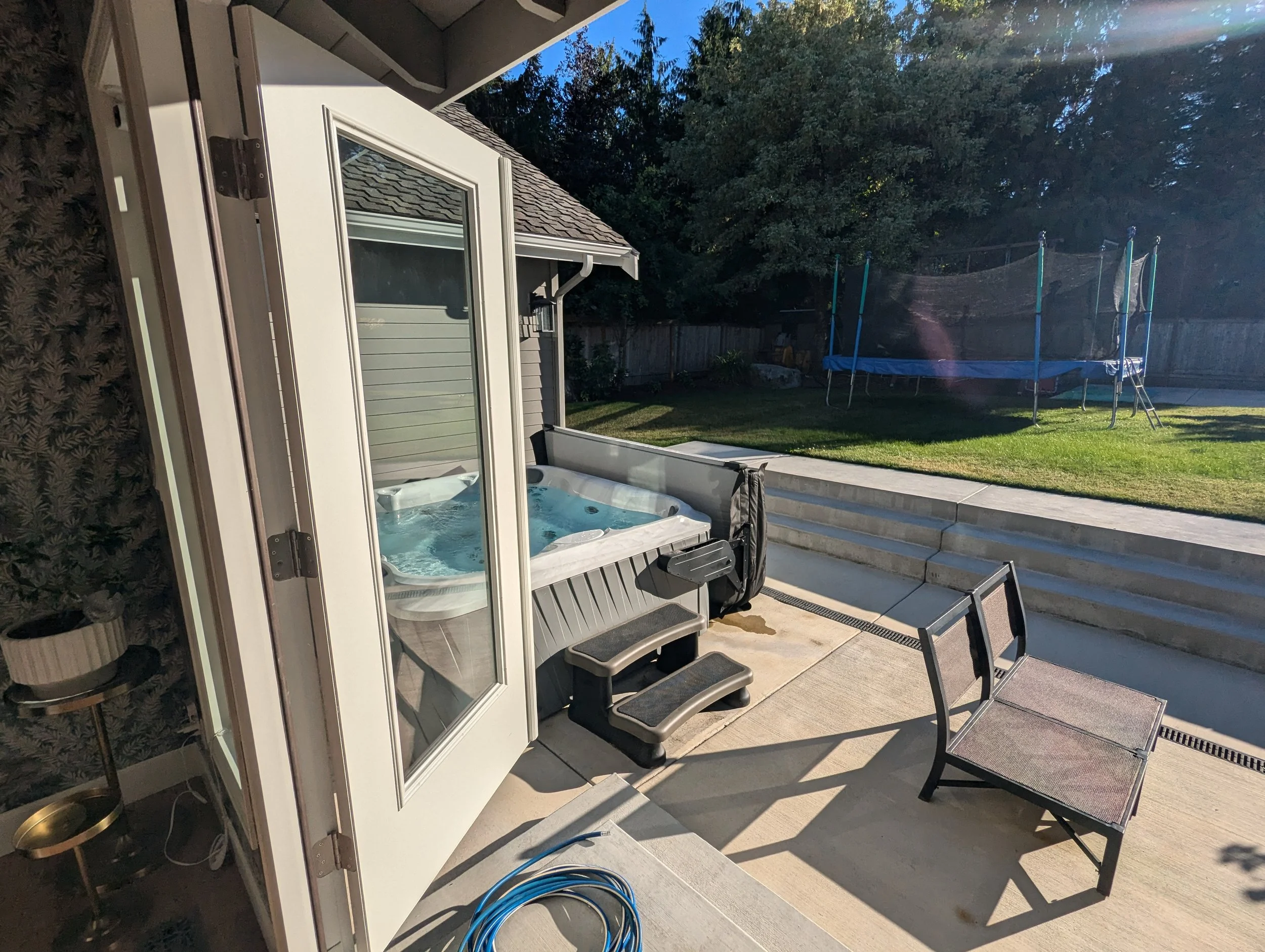 Finished Project - New Patio & Hot Tub (Phase I)
