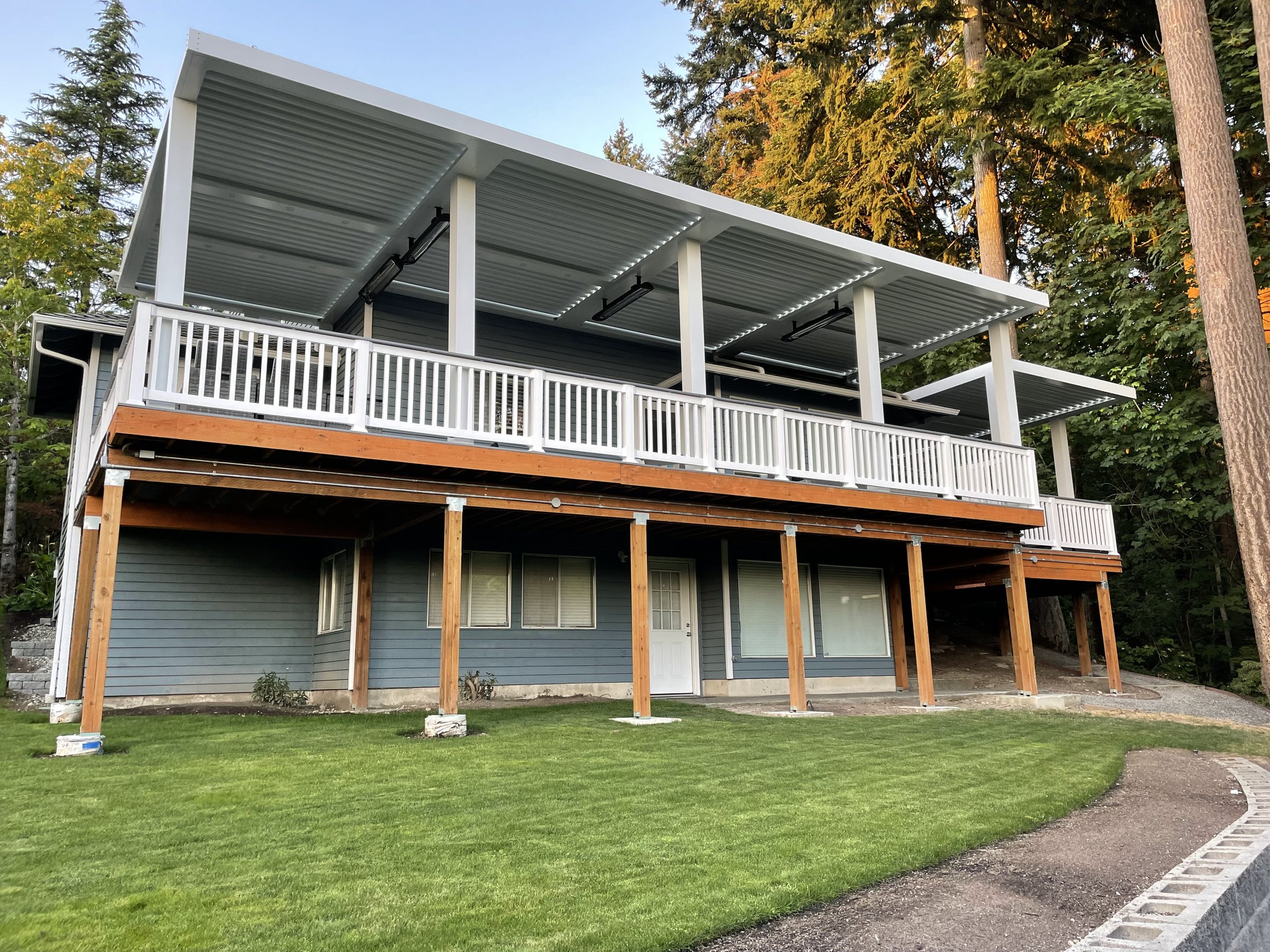 Finished Covered Deck